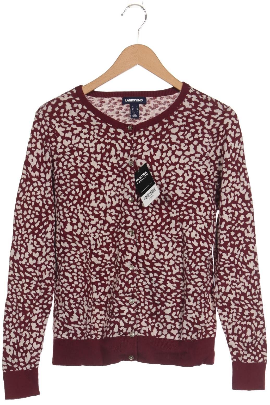 

Lands End Damen Strickjacke, bordeaux, Gr. 38