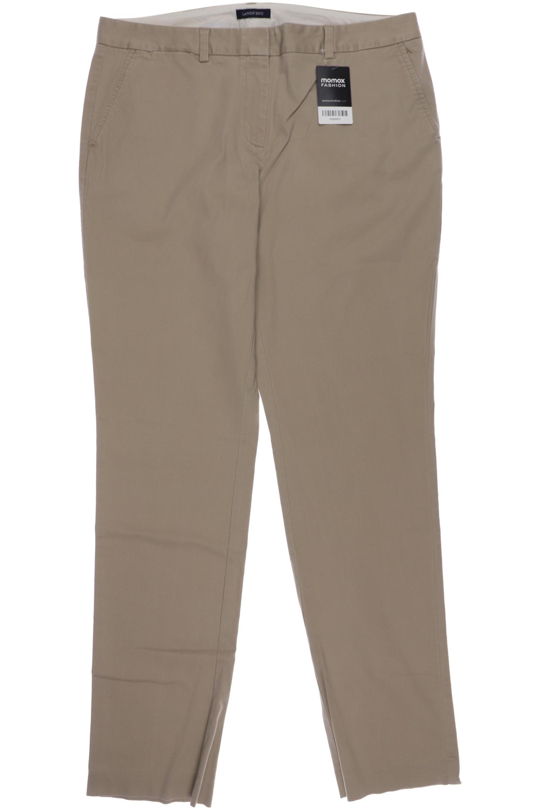 

Lands End Damen Stoffhose, beige, Gr. 14