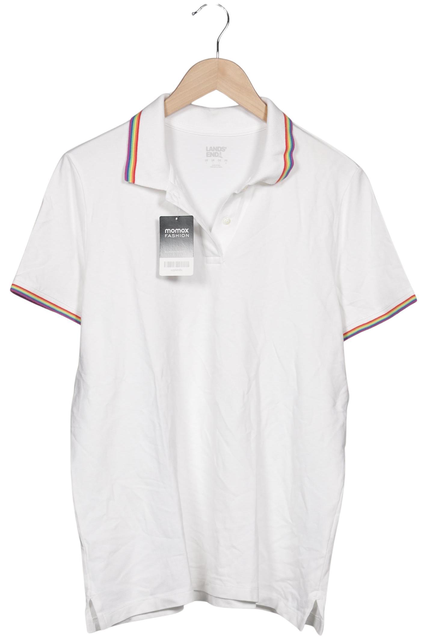 

Lands End Damen Poloshirt, weiß, Gr. 42
