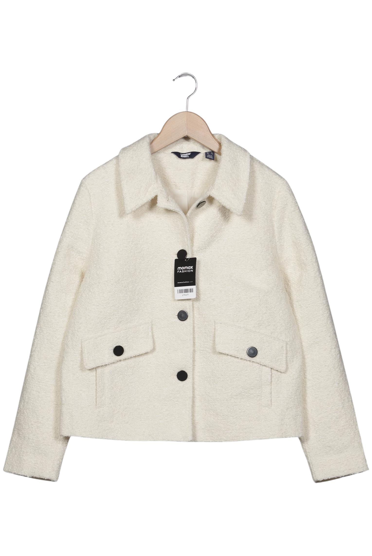 

Lands End Damen Jacke, cremeweiß, Gr. 38