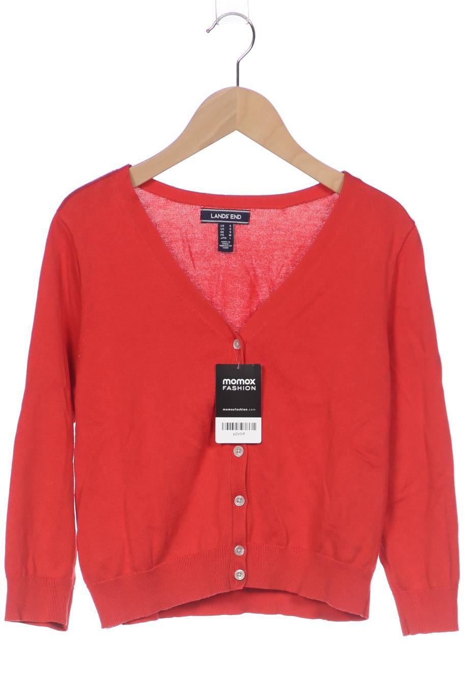 

Lands End Damen Strickjacke, rot