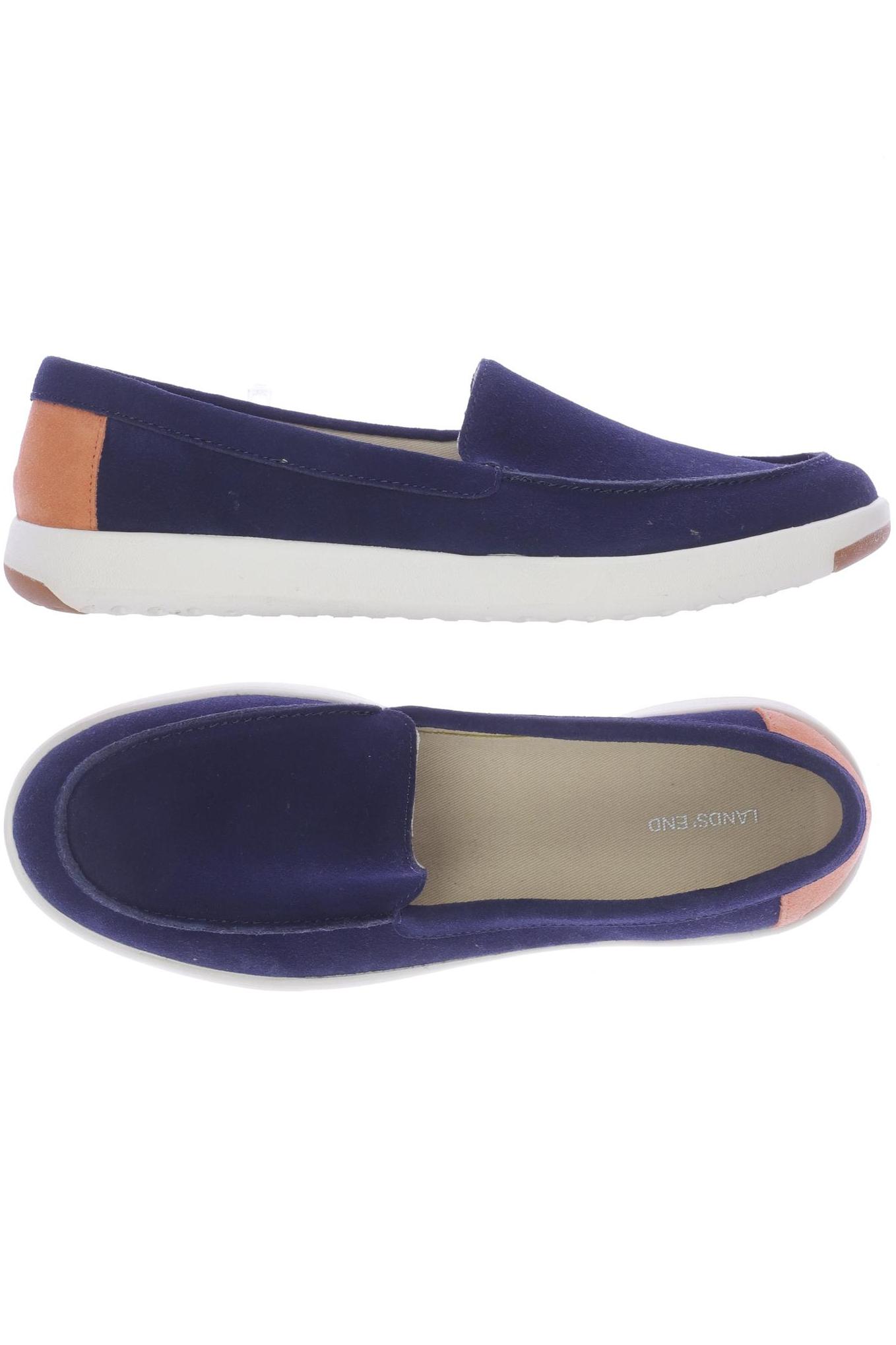 

Lands End Damen Halbschuh, marineblau, Gr. 39