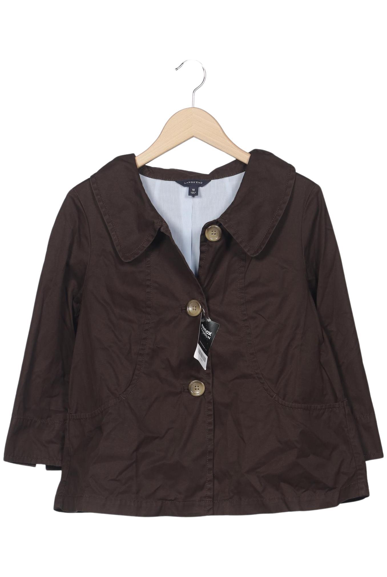 

Lands End Damen Jacke, braun, Gr. 10