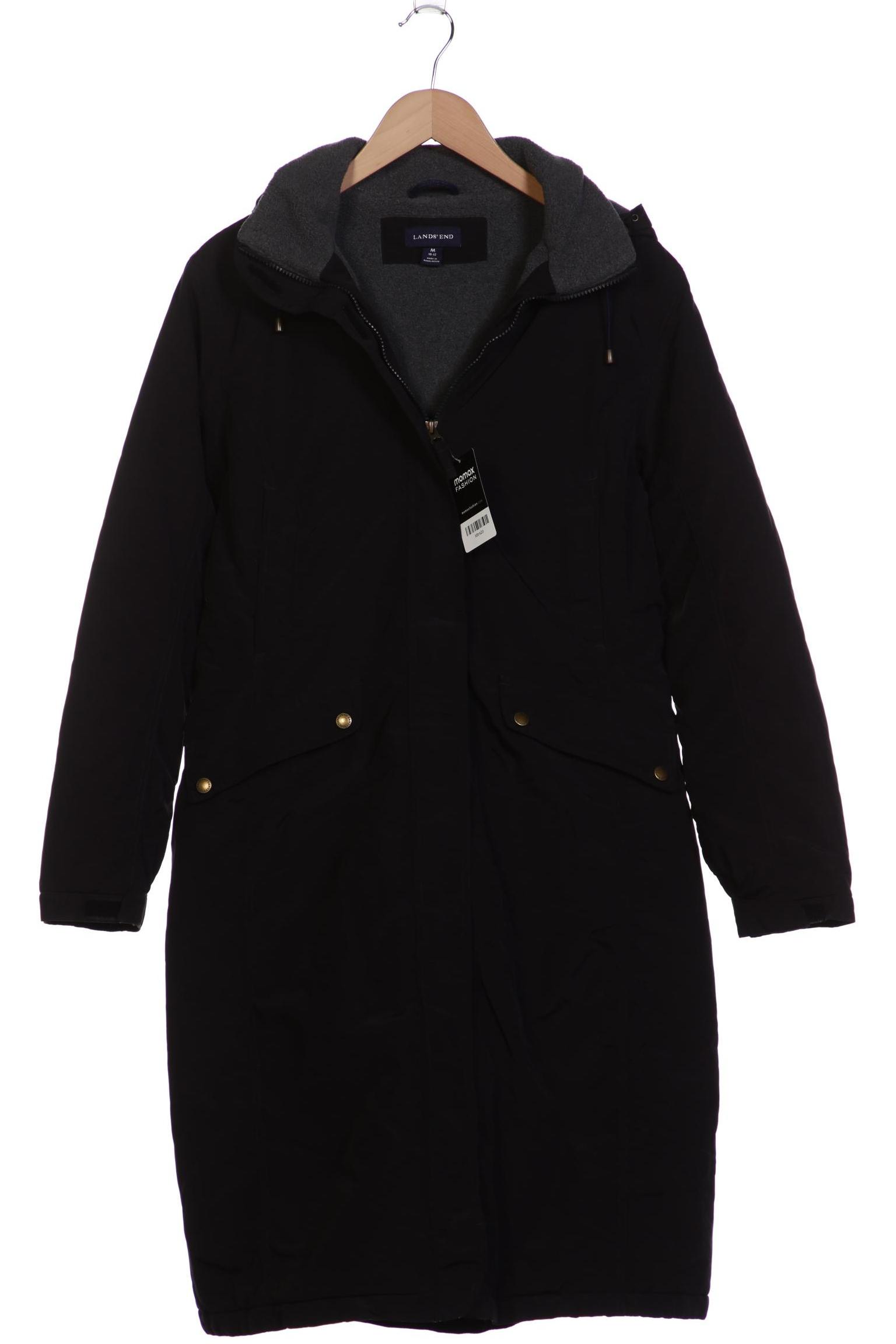 

Lands End Damen Mantel, schwarz, Gr. 10