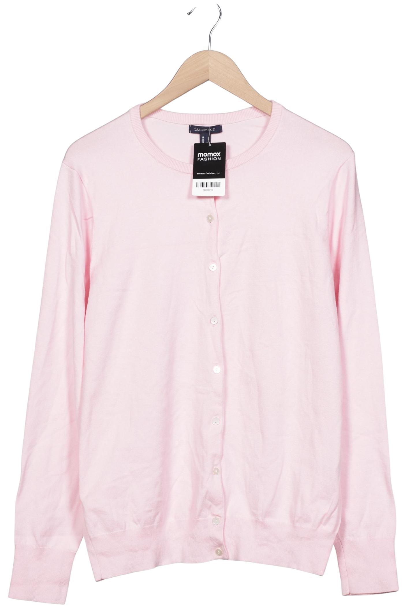

Lands End Damen Strickjacke, pink, Gr. 42
