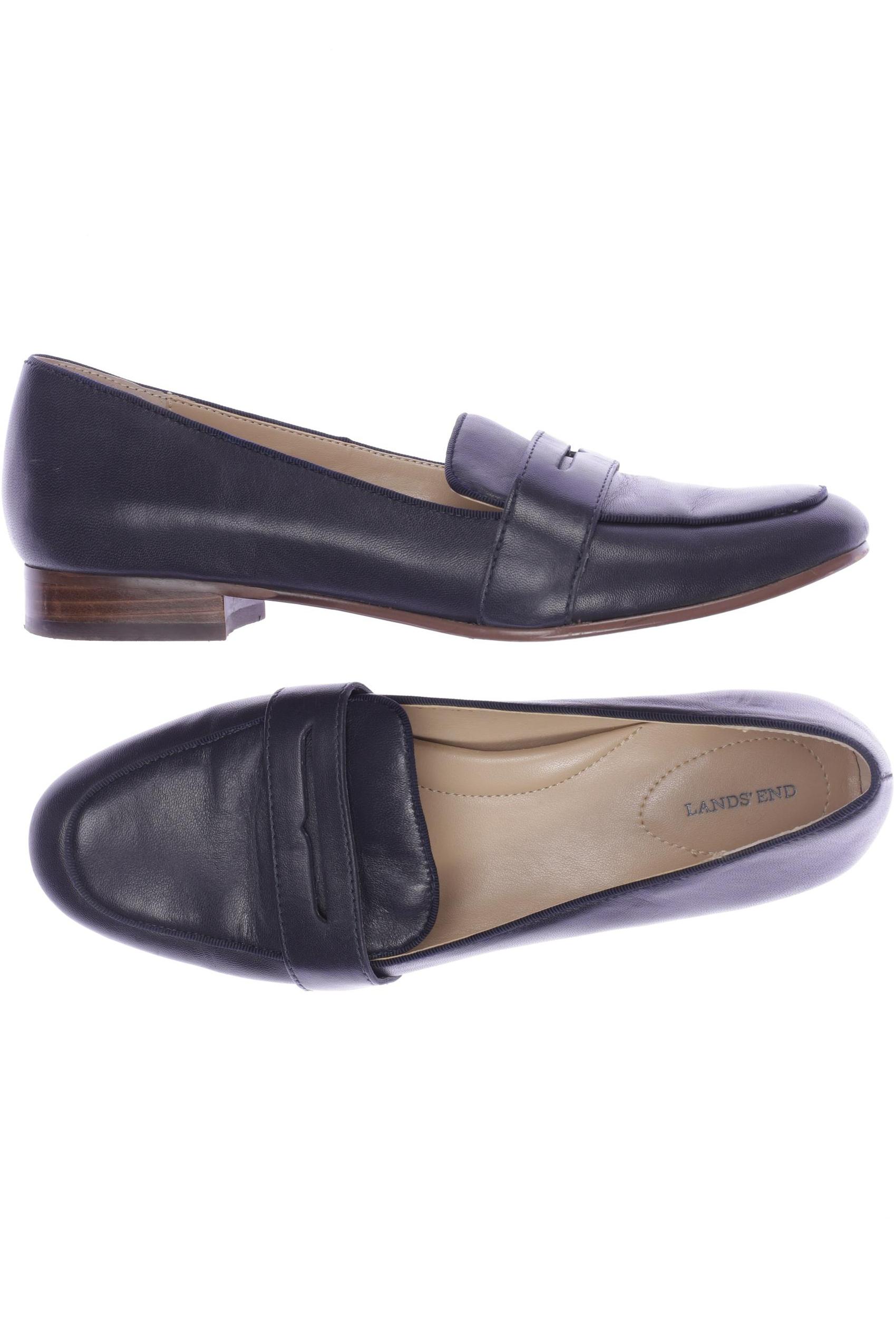 

Lands End Damen Halbschuh, marineblau, Gr. 37.5