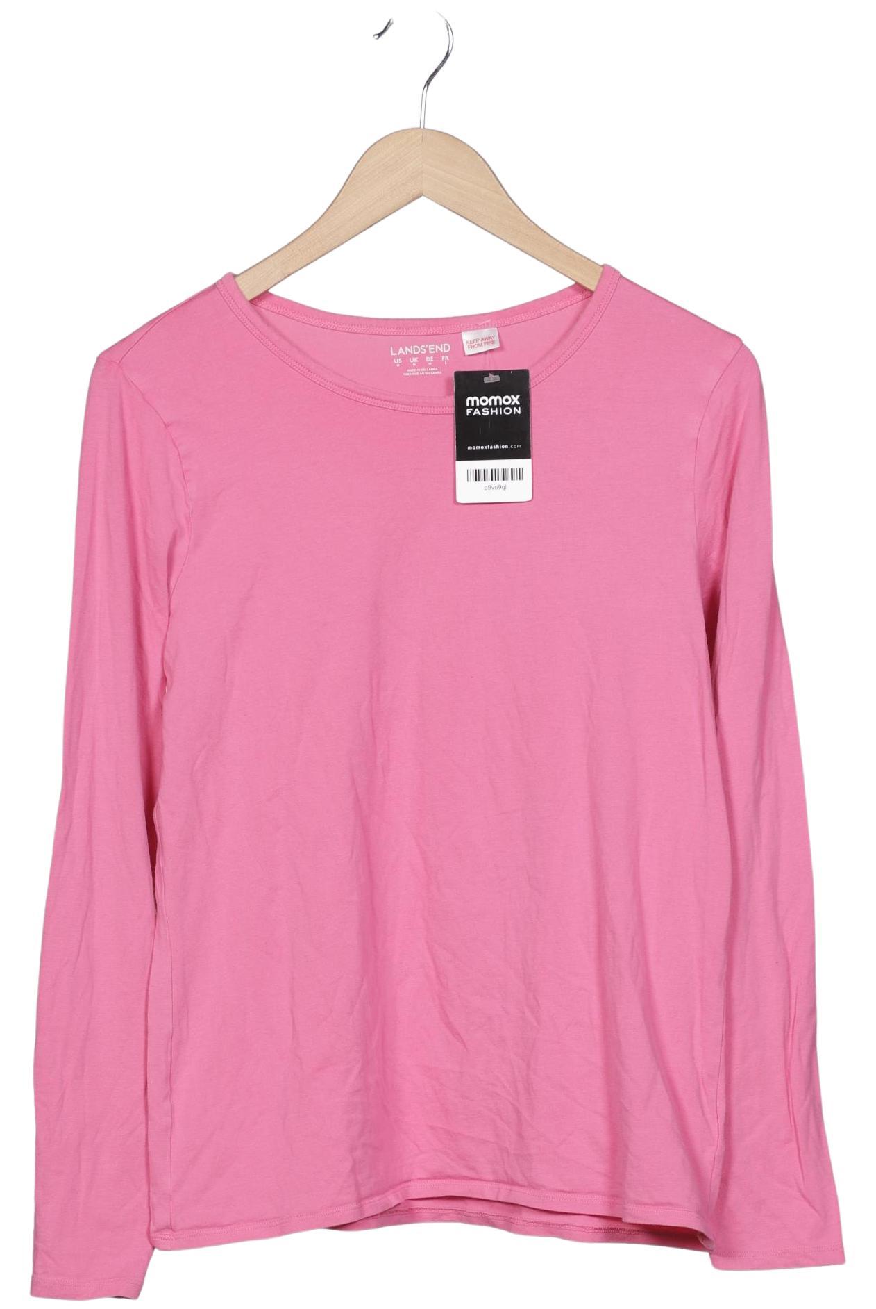 

Lands End Damen Langarmshirt, pink, Gr. 38
