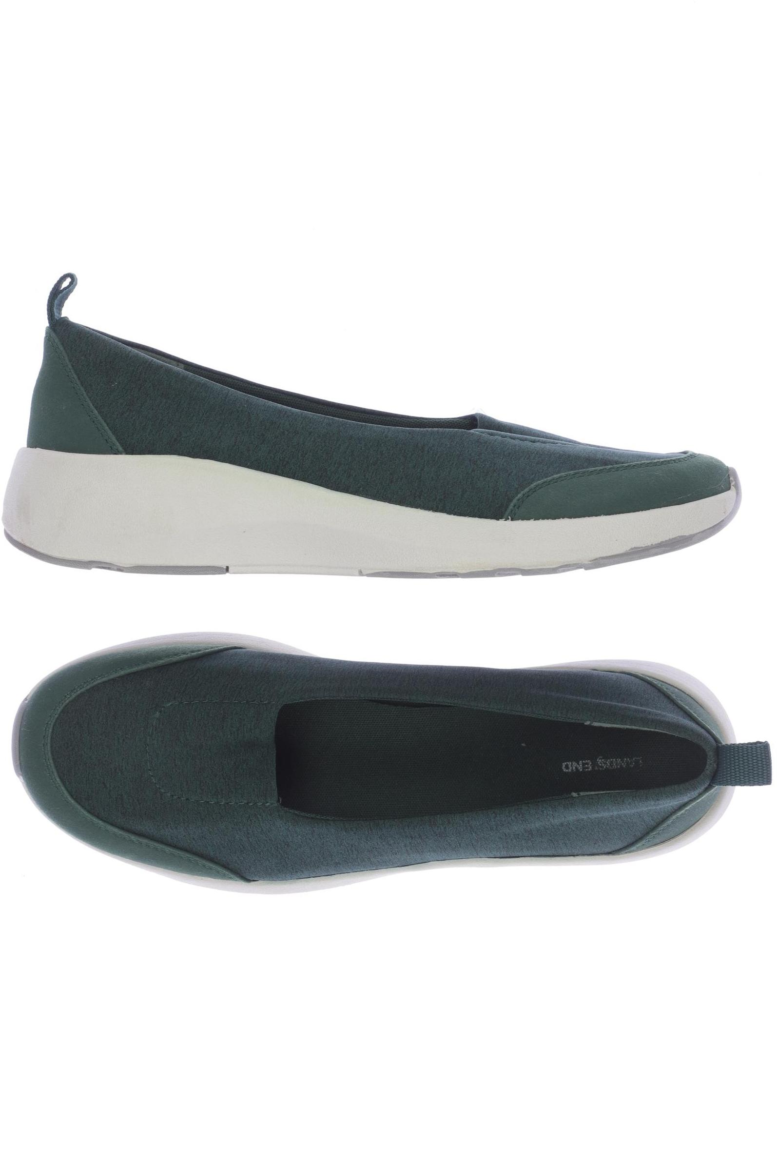 

Lands End Damen Halbschuh, grün, Gr. 39
