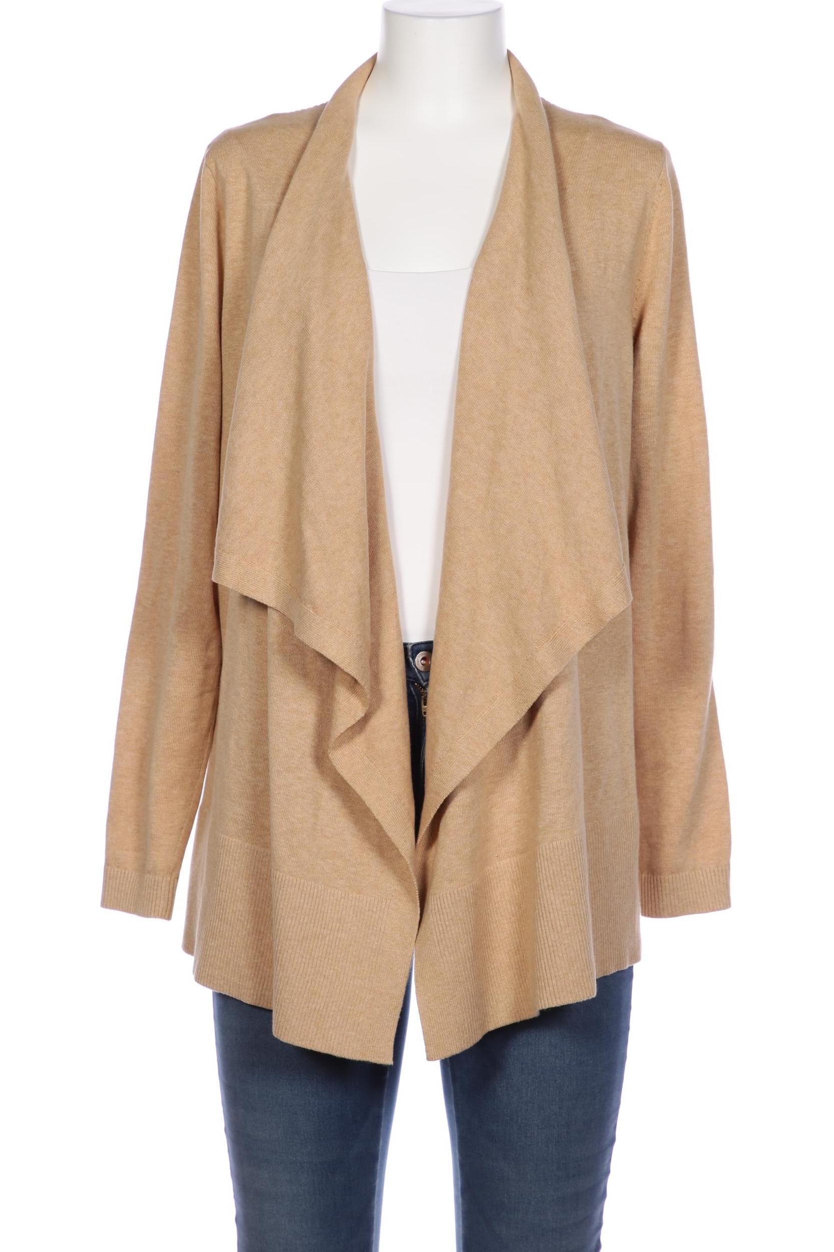 

Lands End Damen Strickjacke, beige, Gr. 42