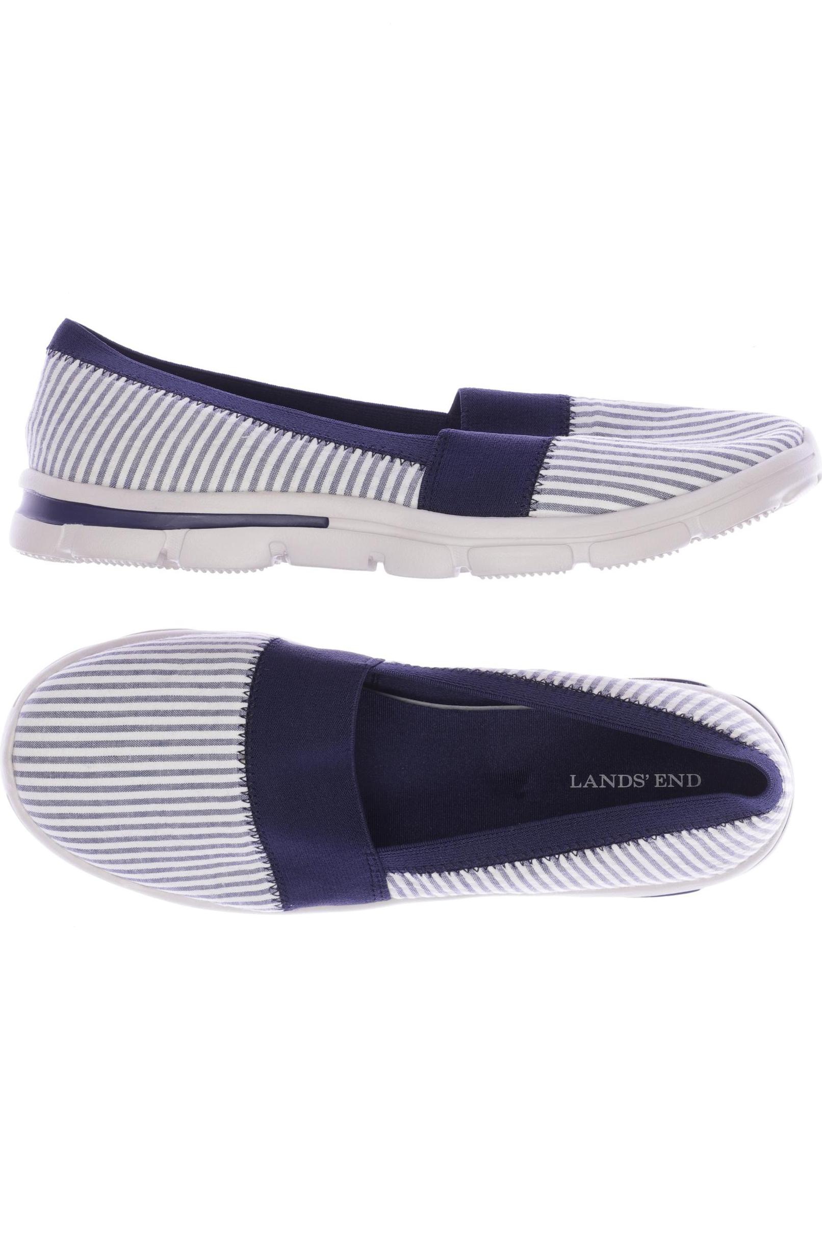 

Lands End Damen Halbschuh, marineblau, Gr. 37.5