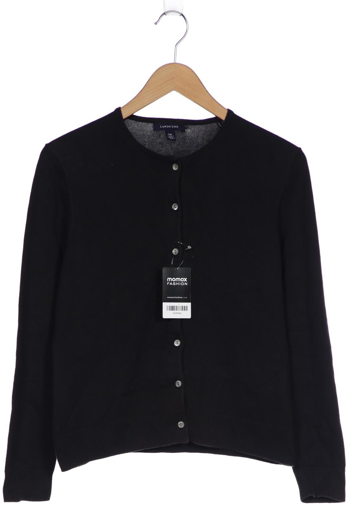 

Lands End Damen Strickjacke, schwarz, Gr. 6
