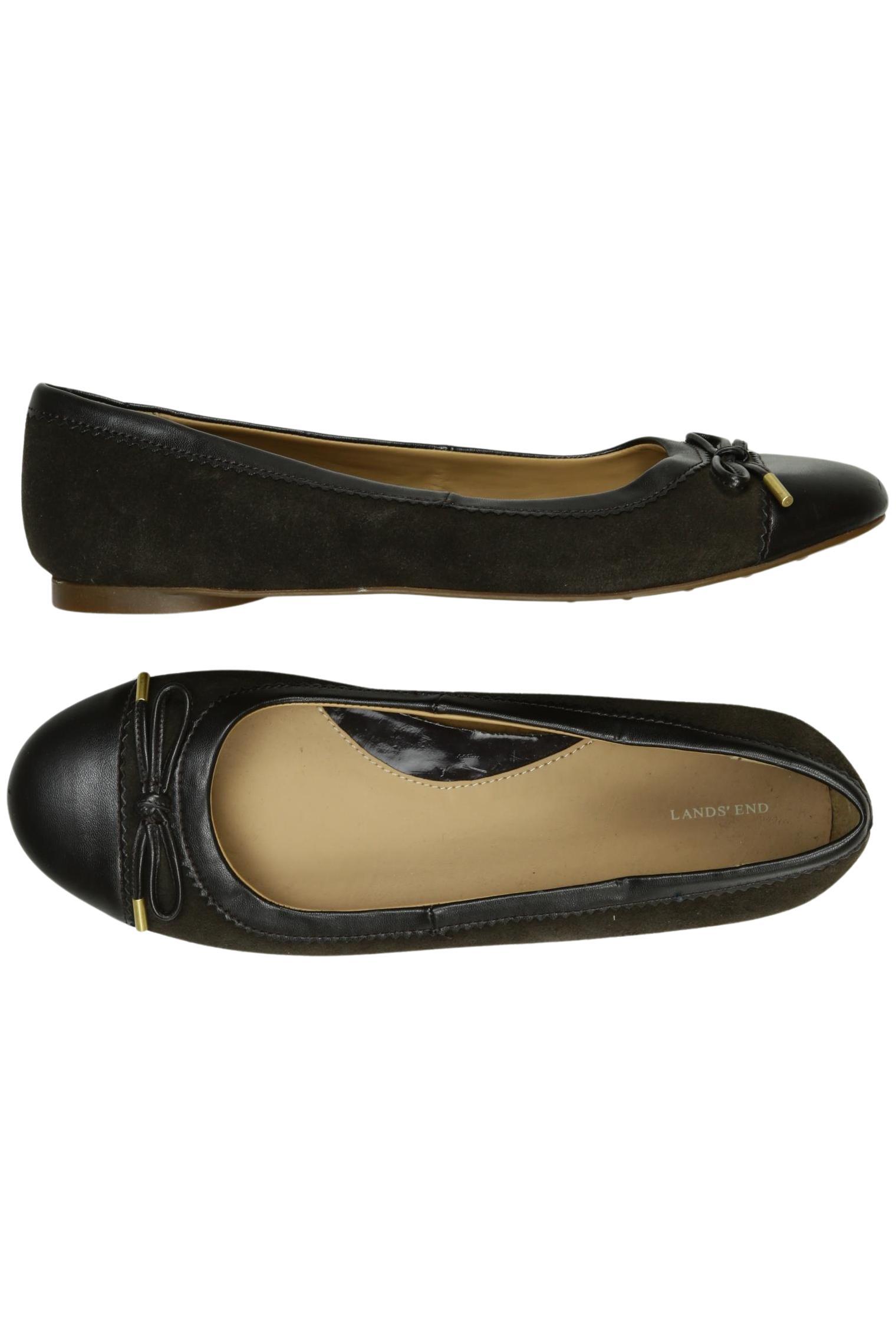 

Lands End Damen Ballerinas, braun, Gr. 40