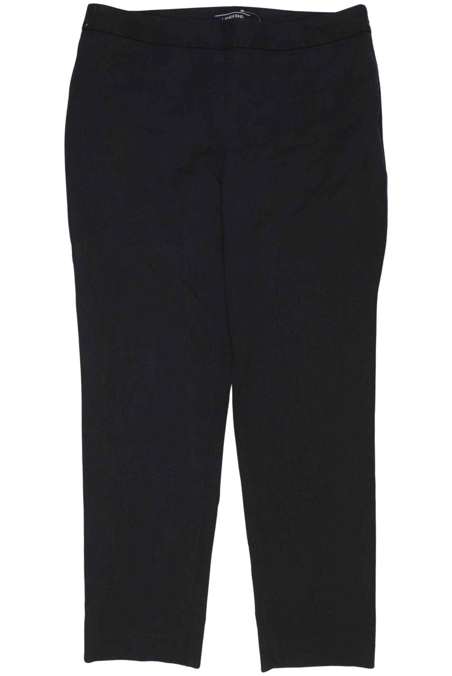 

Lands End Damen Stoffhose, schwarz, Gr. 40