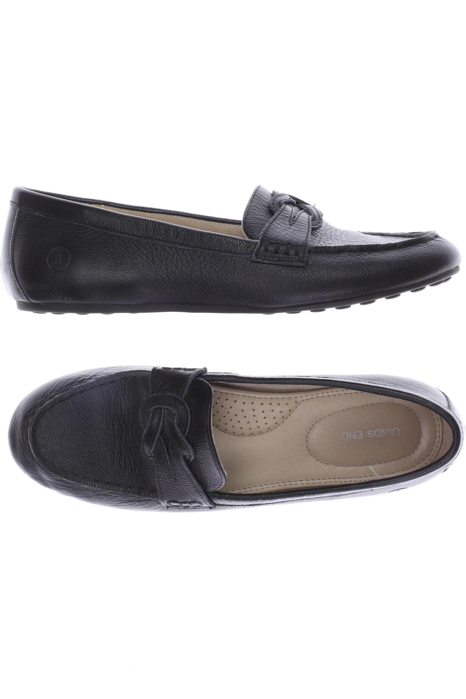 

Lands End Damen Halbschuh, schwarz, Gr. 38.5