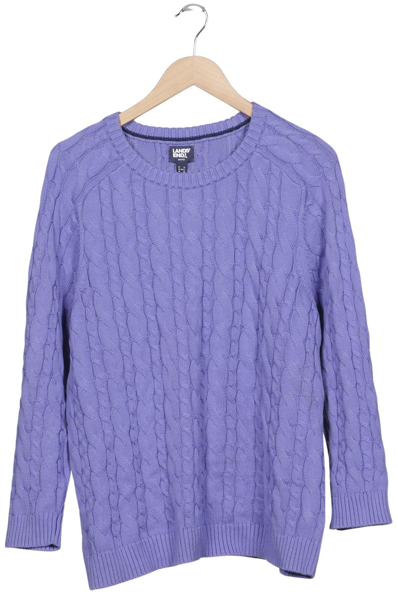 

Lands End Damen Pullover, flieder, Gr. 50