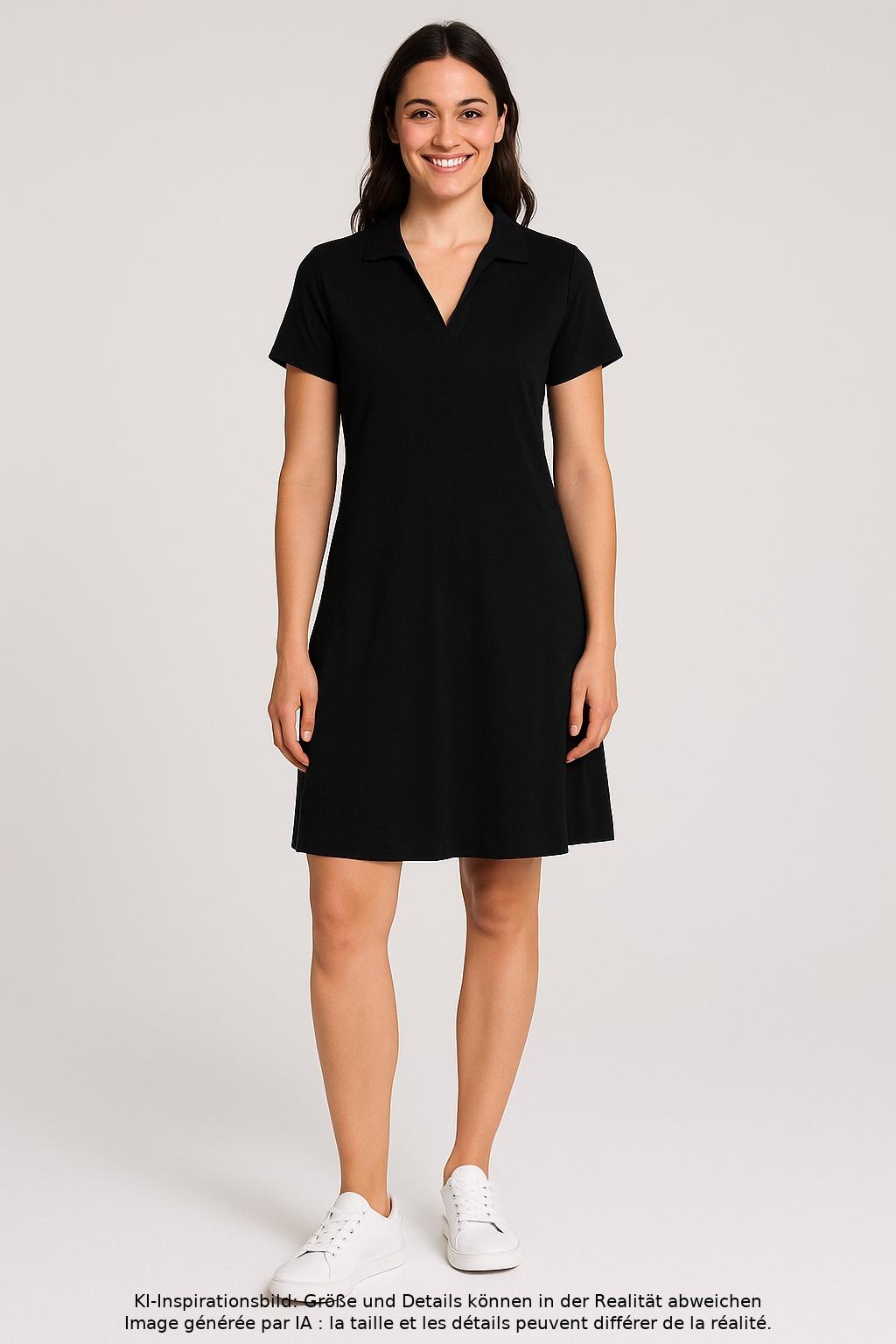 

Lands End Damen Kleid, schwarz, Gr. 42