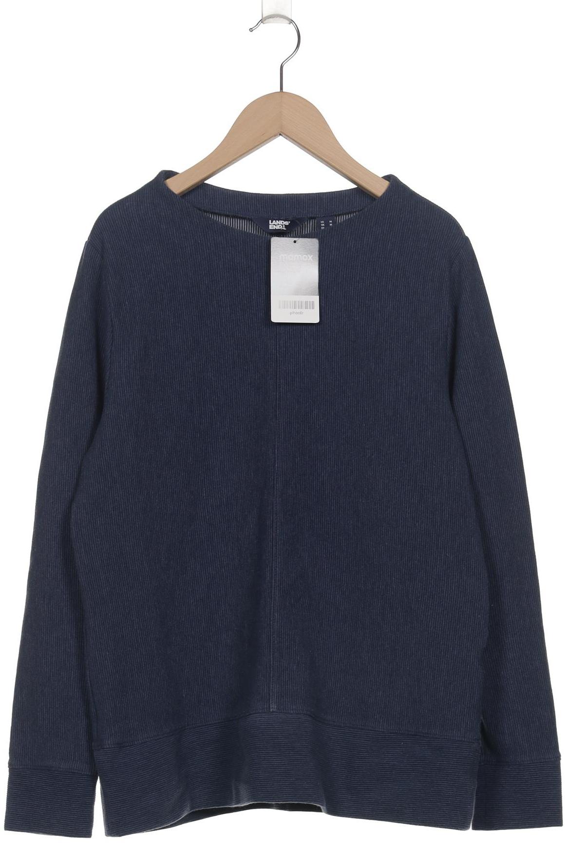 

Lands End Damen Langarmshirt, marineblau, Gr. 38