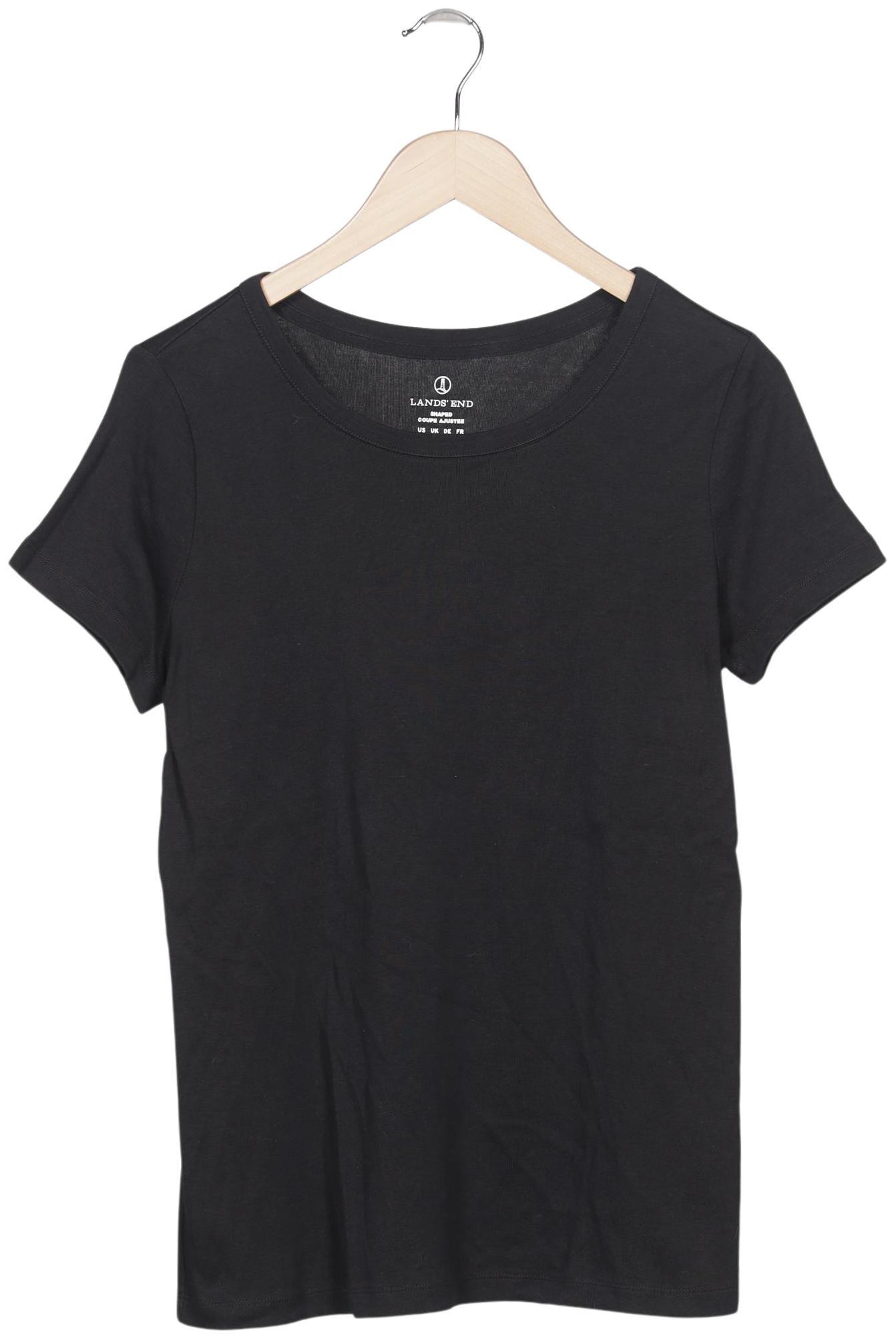

Lands End Damen T-Shirt, schwarz, Gr. 38
