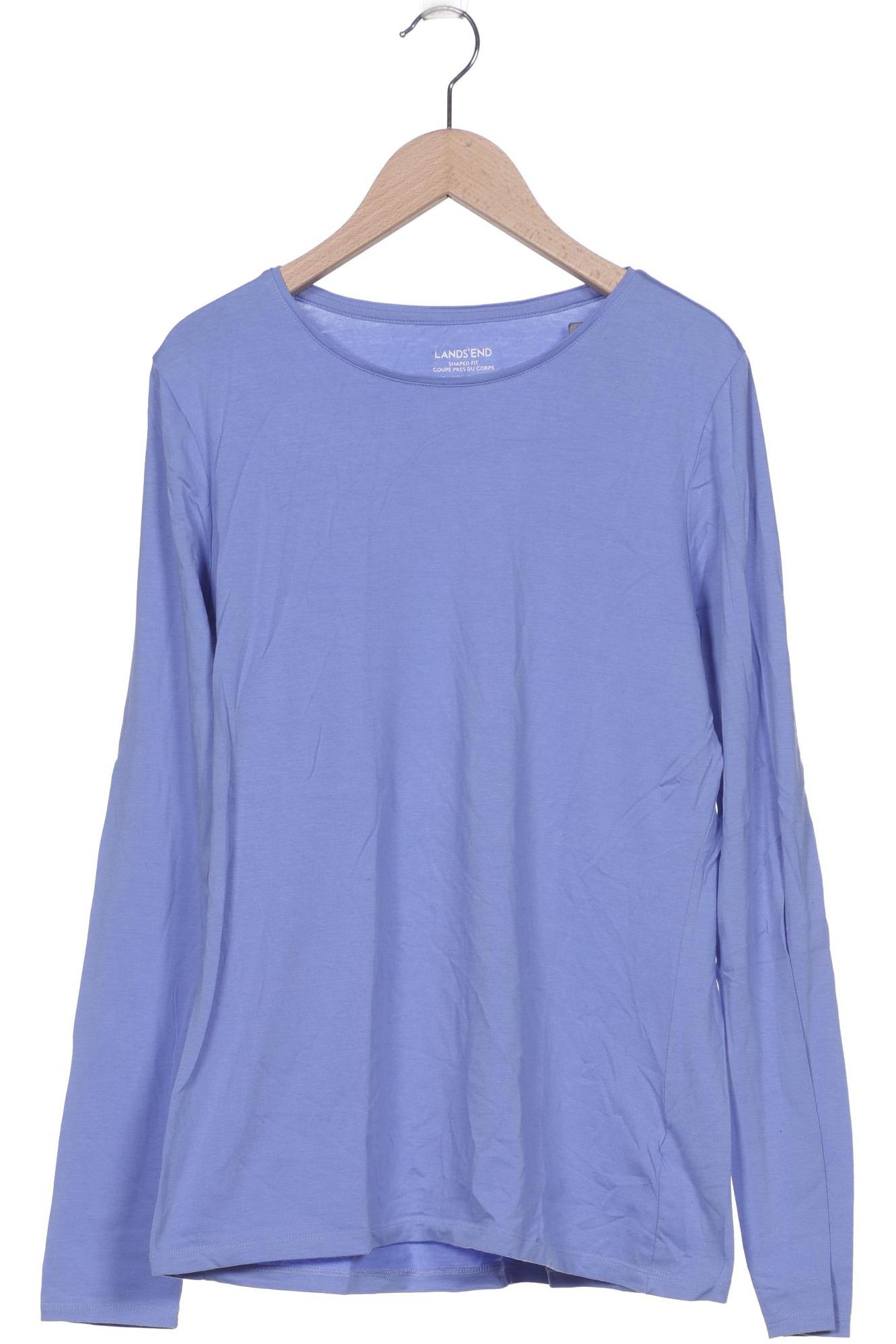 

Lands´End Damen Langarmshirt, blau
