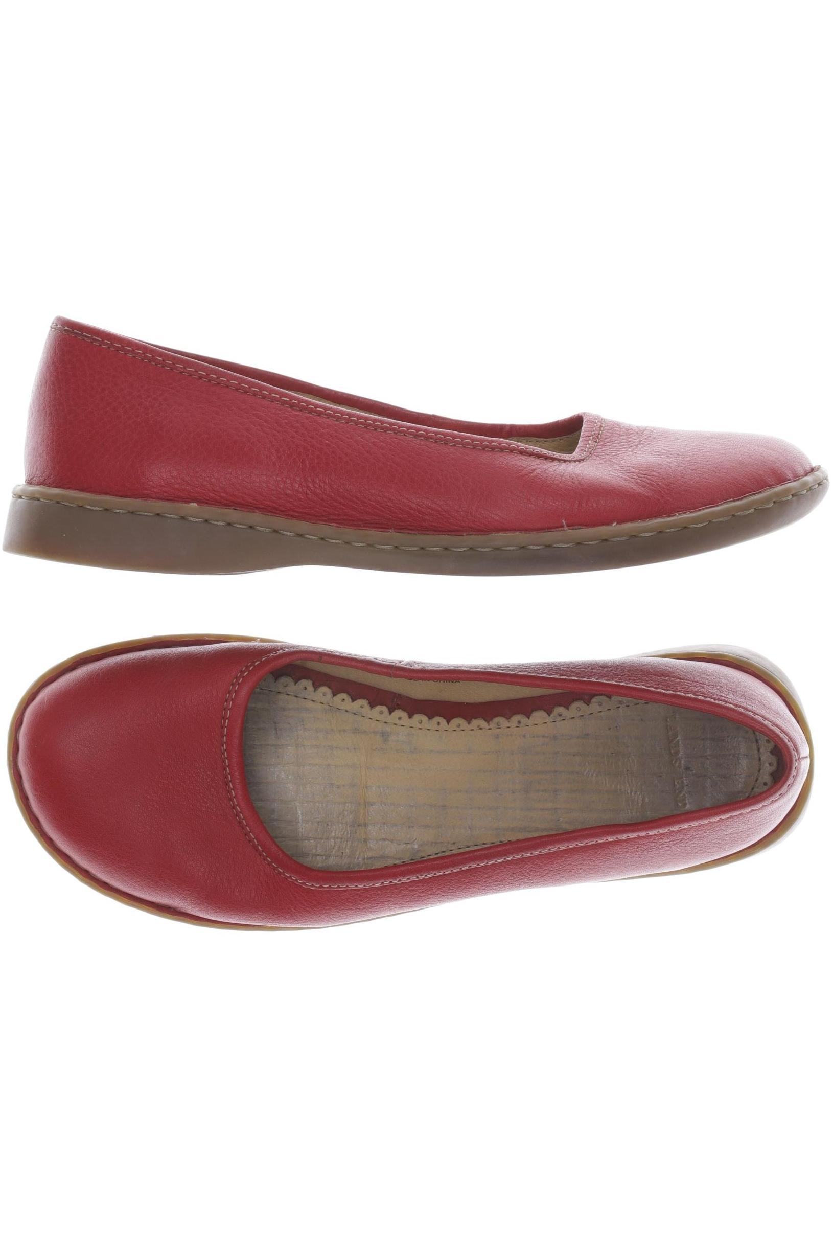

Lands End Damen Ballerinas, rot, Gr. 6.5