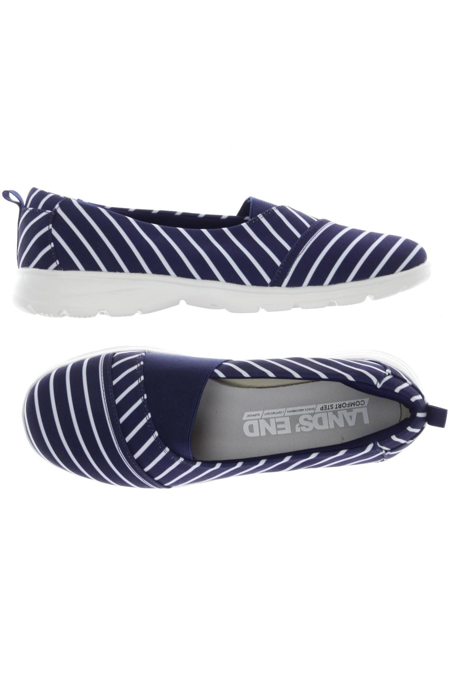 

Lands End Damen Halbschuh, marineblau, Gr. 39