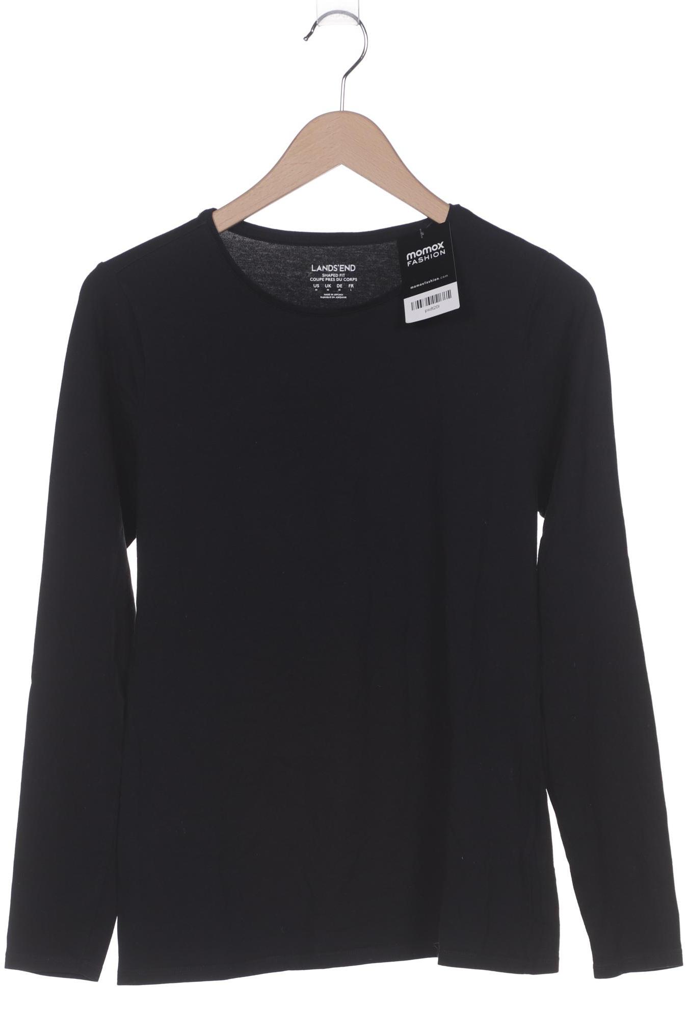 

Lands End Damen Langarmshirt, schwarz, Gr. 38
