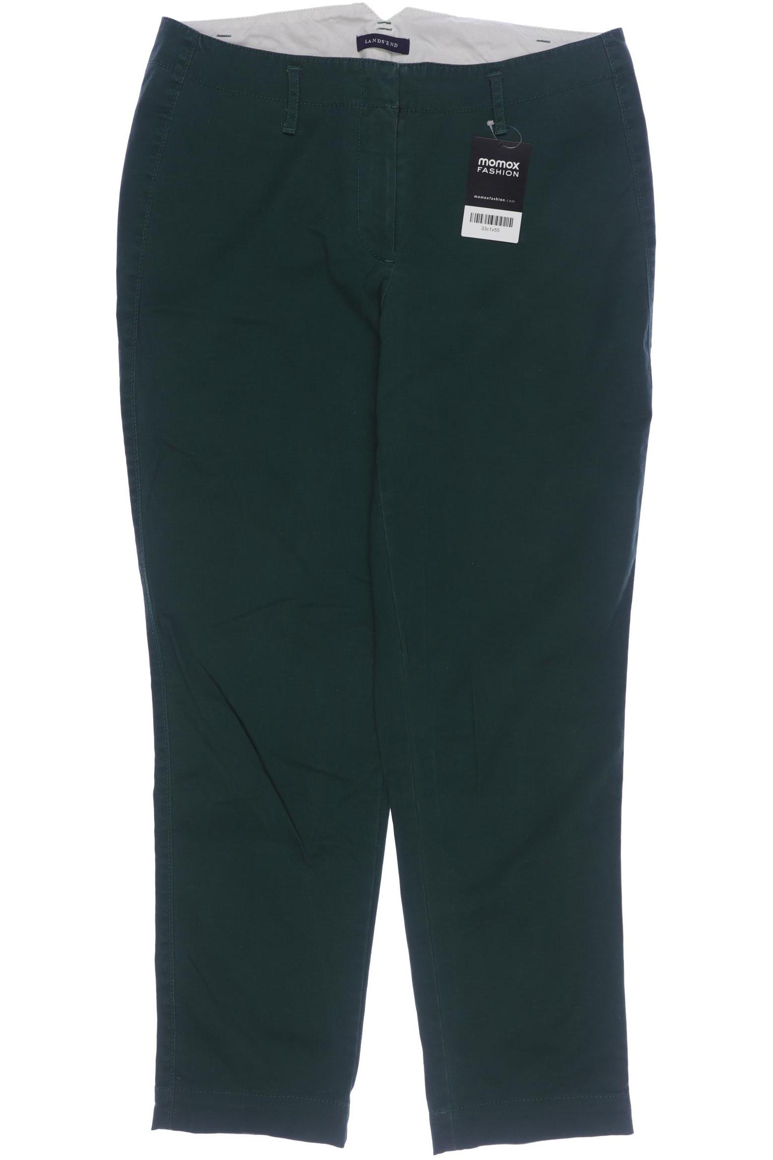 

Lands End Damen Stoffhose, grün, Gr. 10