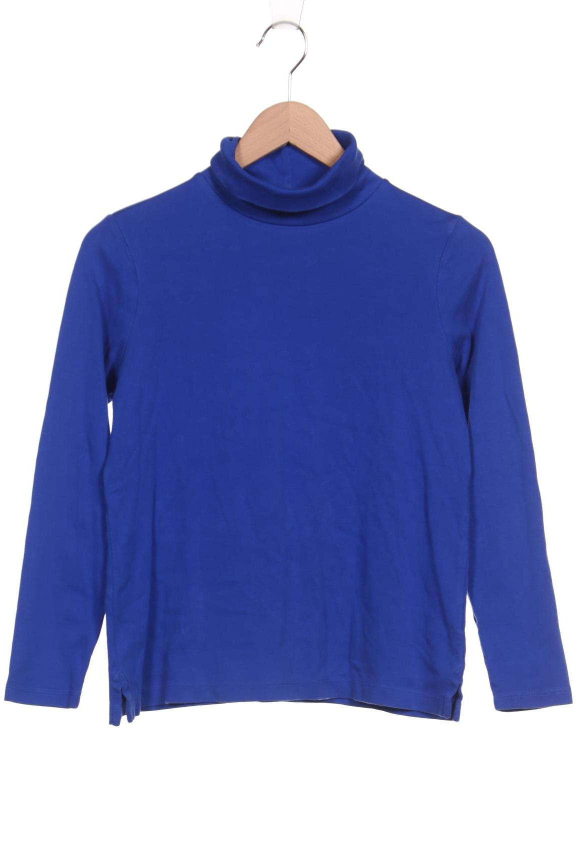 

Lands End Damen Langarmshirt, blau, Gr. 38