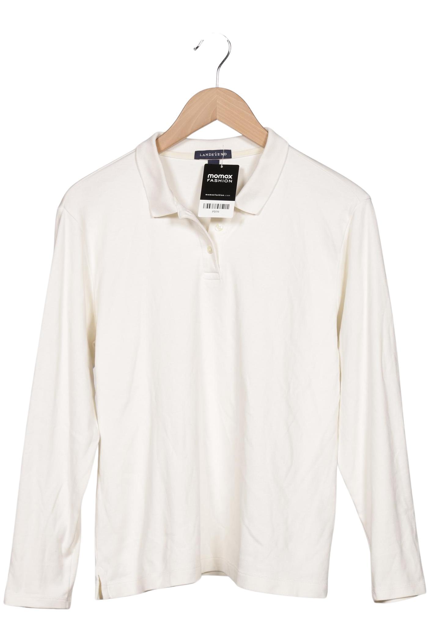 

Lands End Damen Poloshirt, cremeweiß, Gr. 42