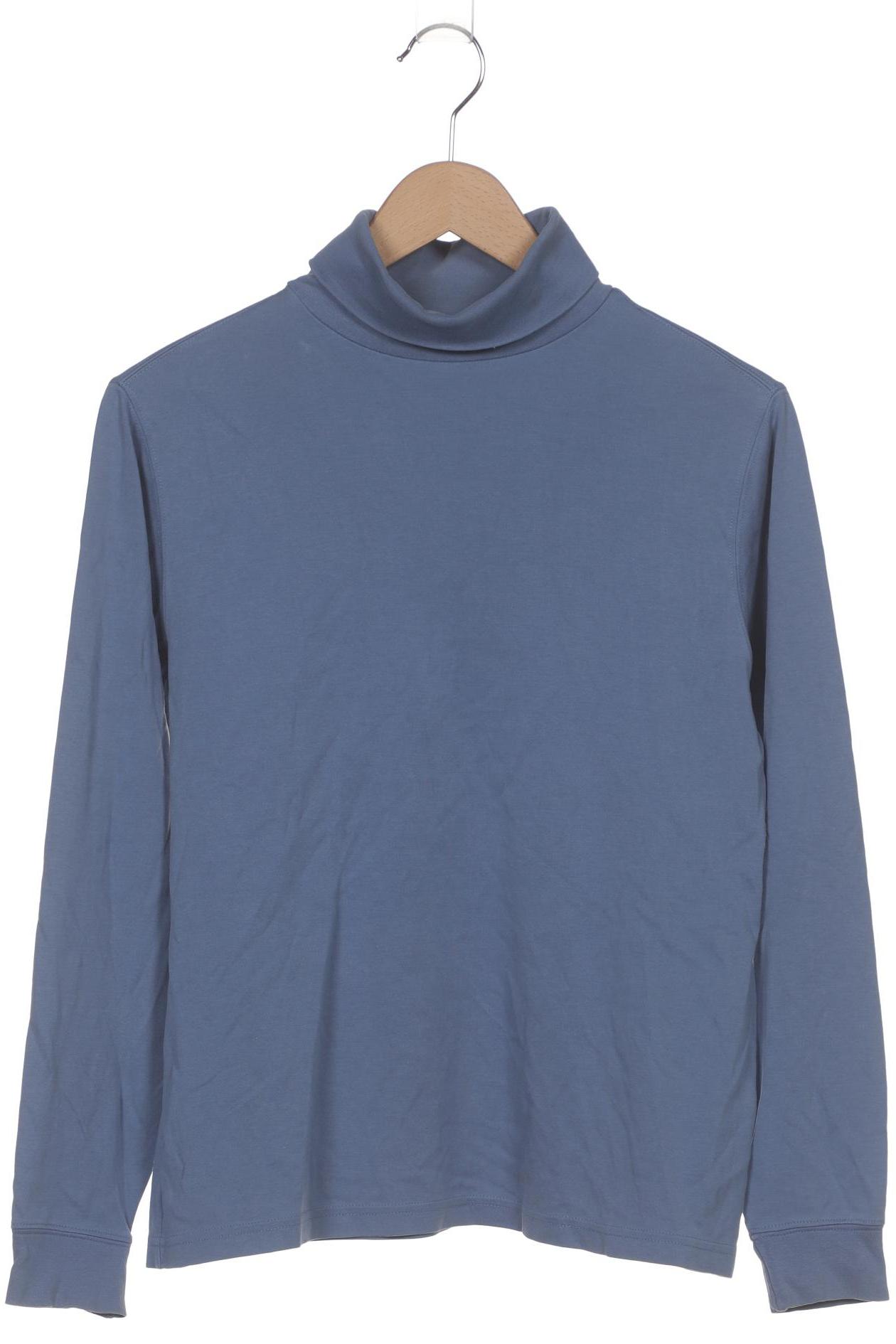 

Lands End Damen Langarmshirt, blau, Gr. 38