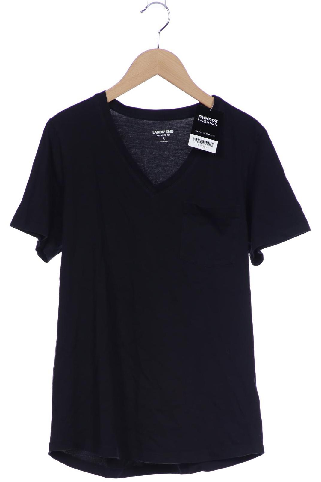 

Lands End Damen T-Shirt, schwarz, Gr. 36