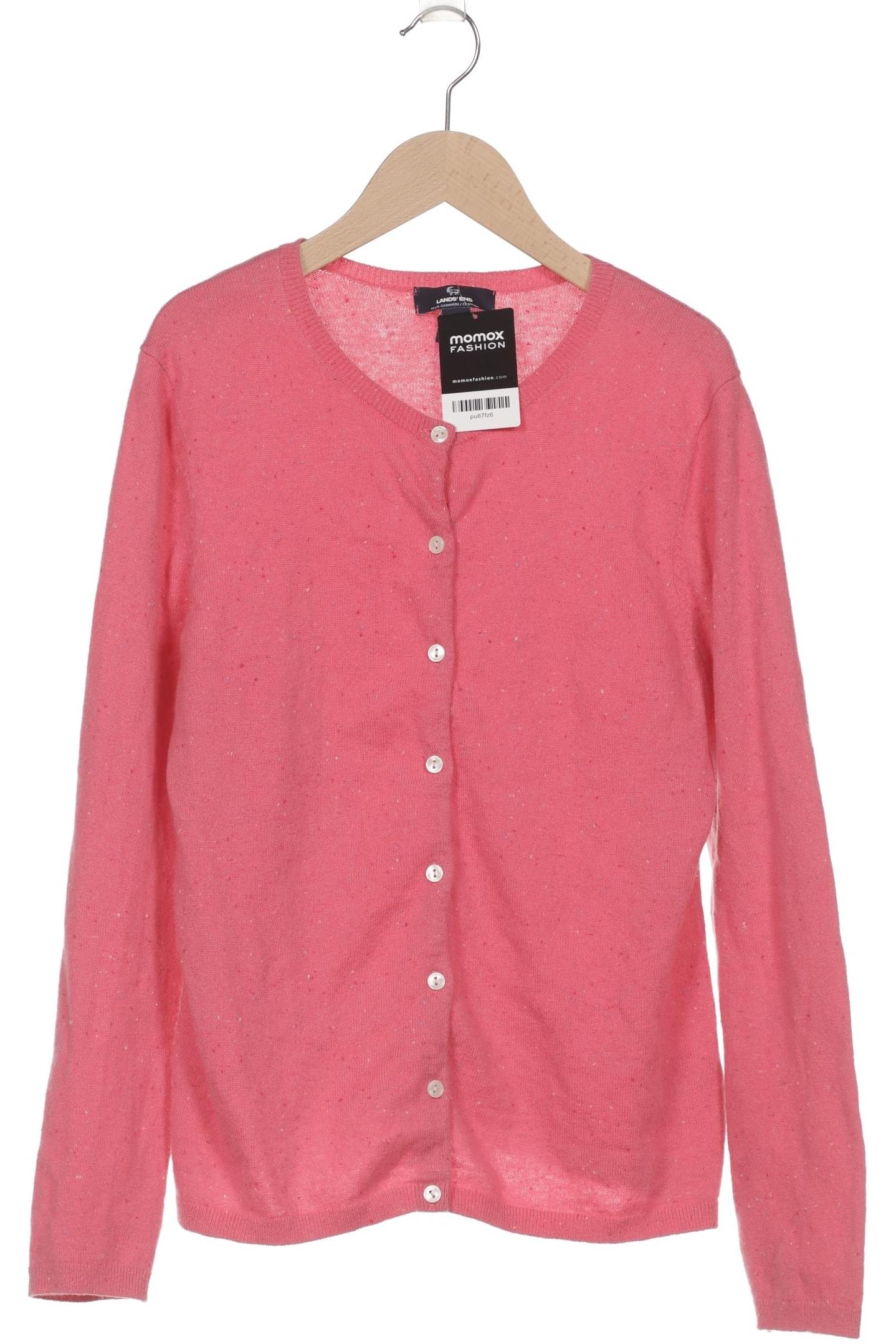 

Lands End Damen Strickjacke, pink, Gr. 38