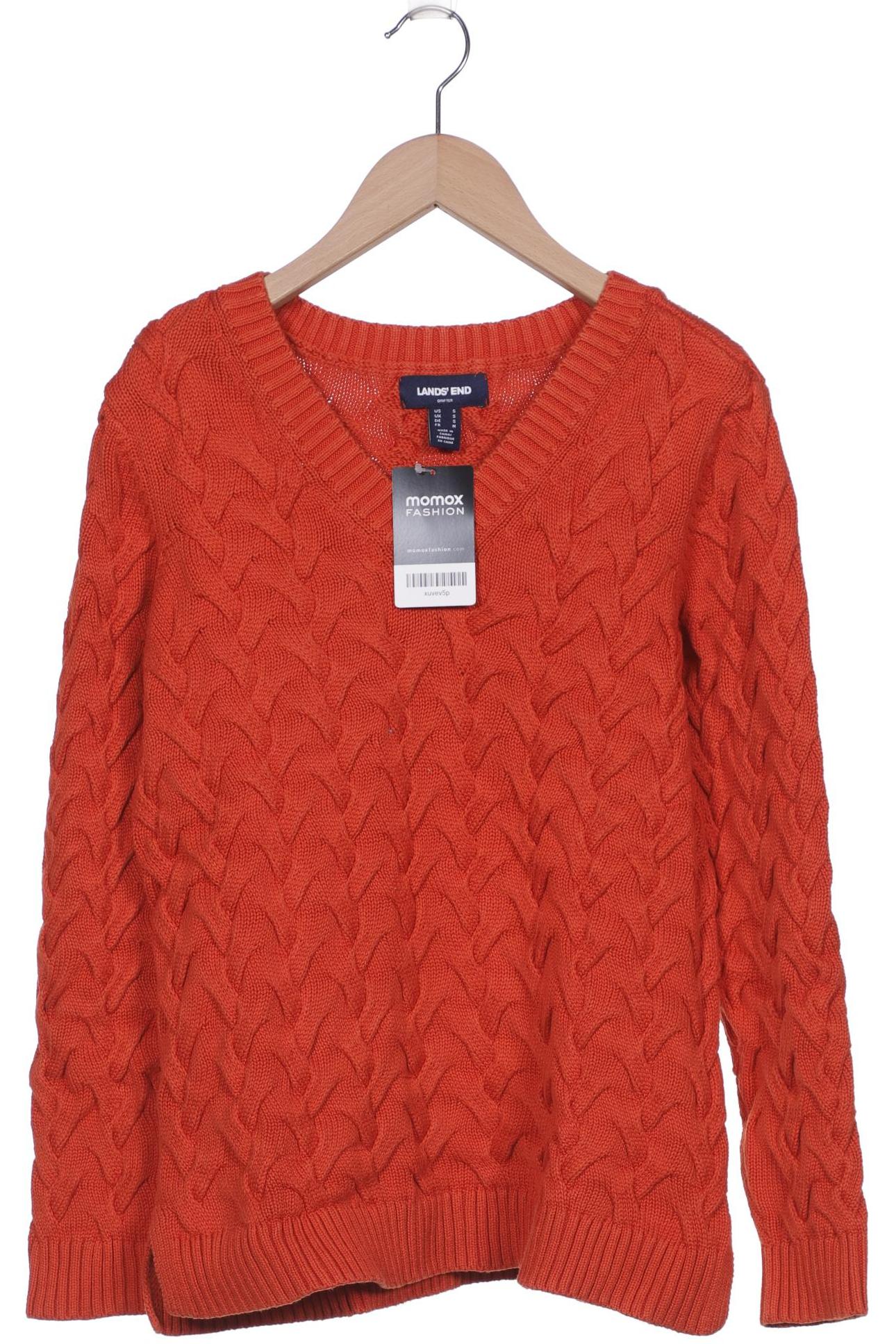 

Lands End Damen Pullover, orange, Gr. 36