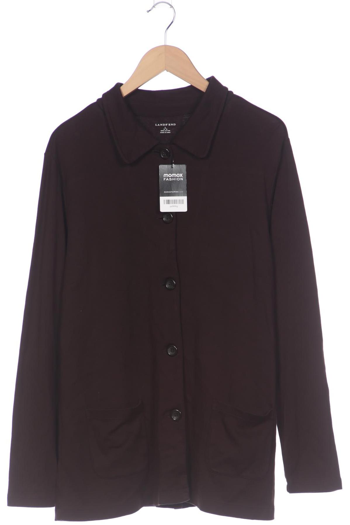 

Lands End Damen Strickjacke, braun, Gr. 42