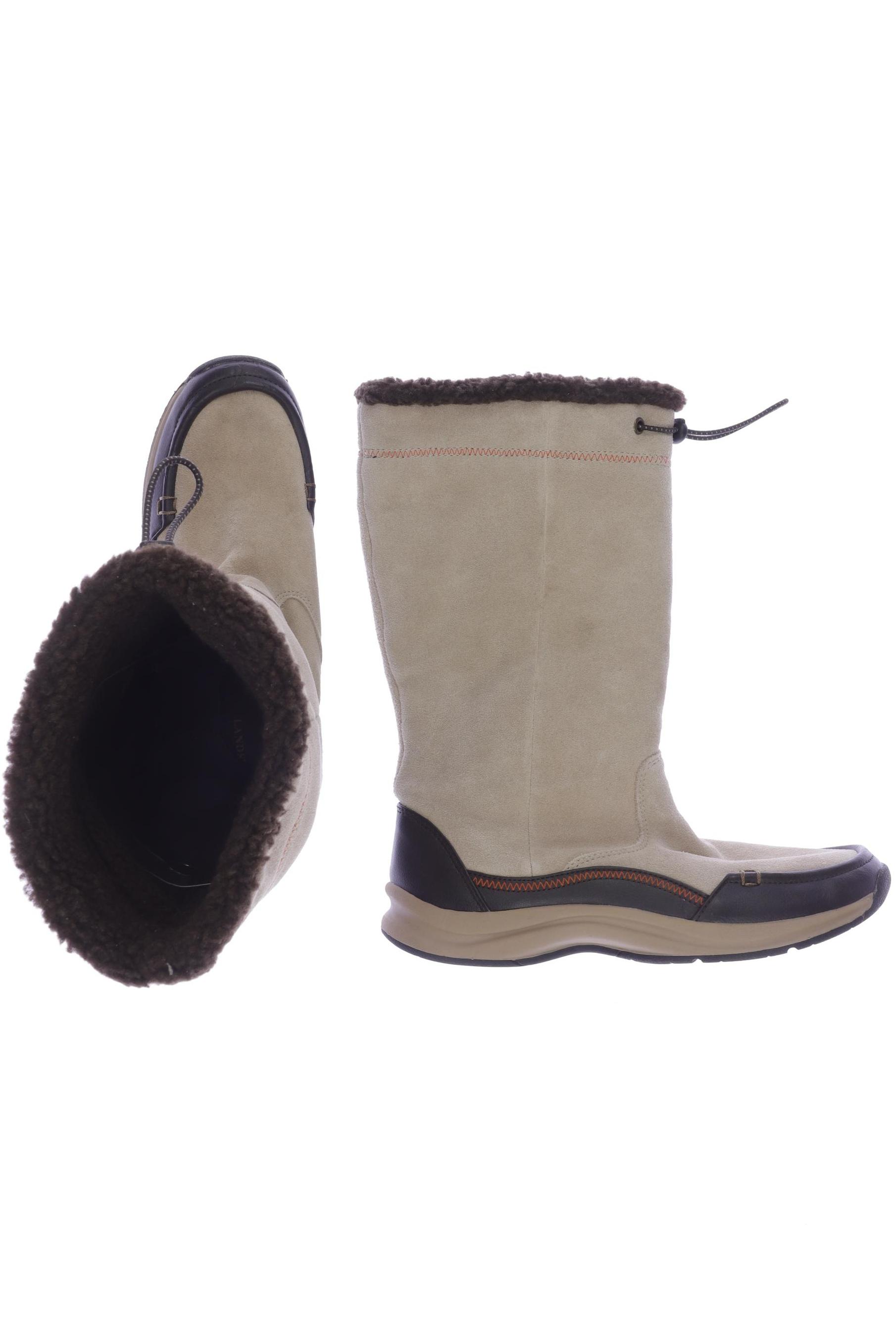 

Lands End Damen Stiefel, beige, Gr. 41