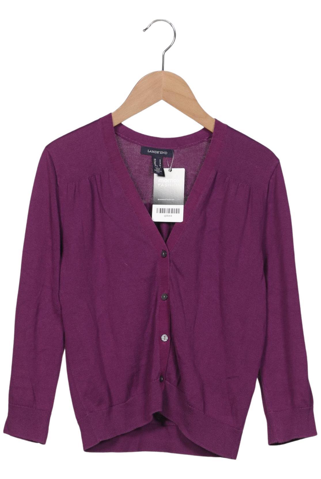 

Lands End Damen Strickjacke, flieder, Gr. 36