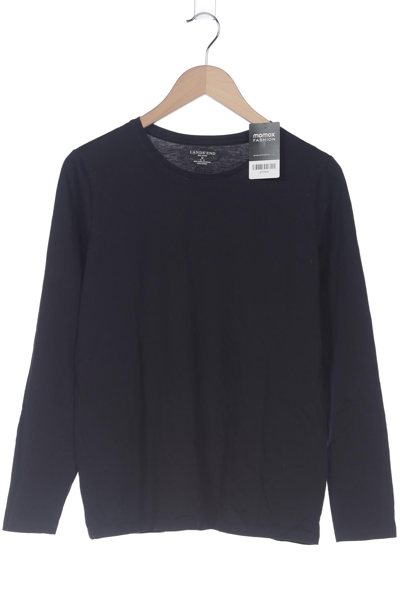 

Lands End Damen Langarmshirt, schwarz, Gr. 38