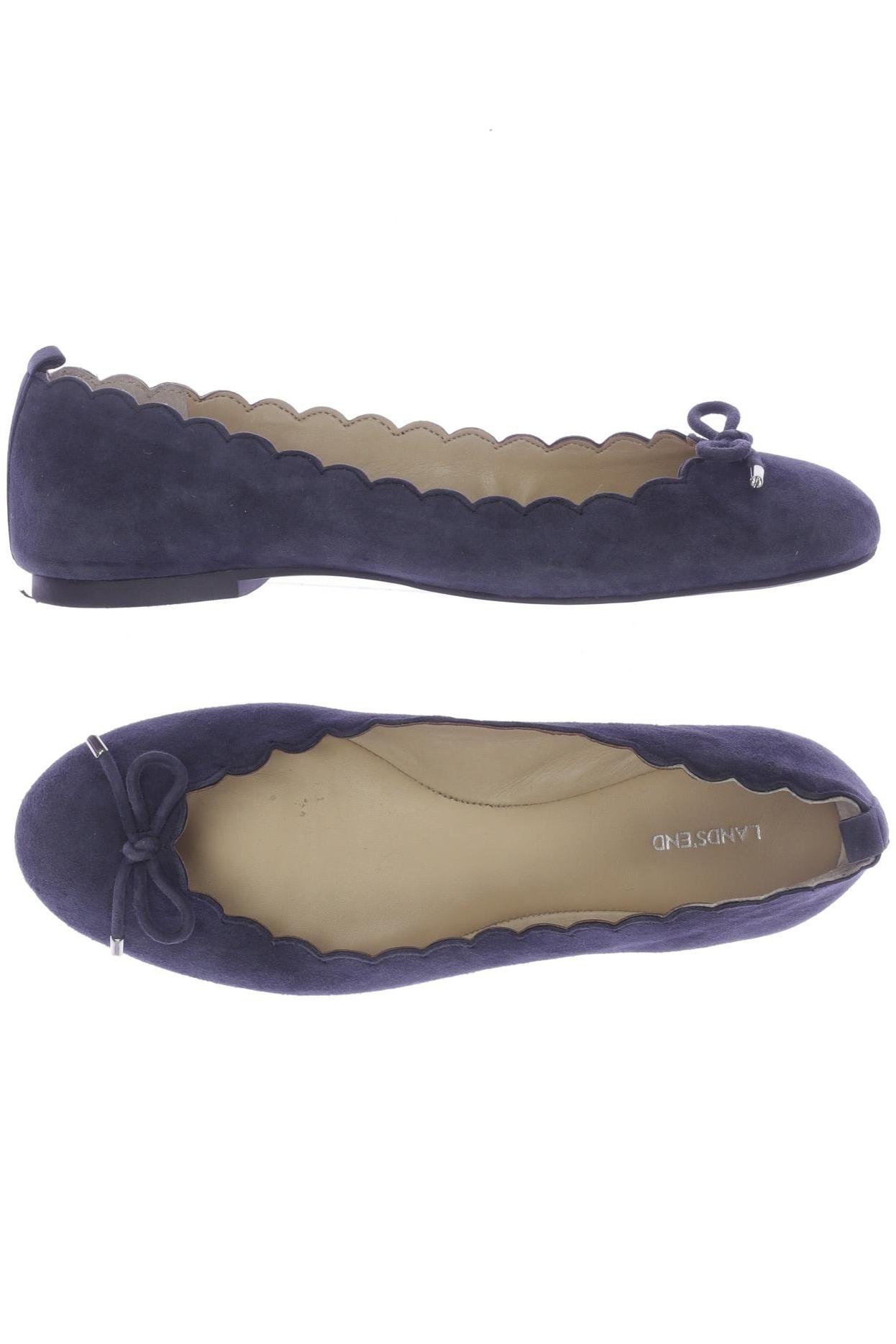 

Lands End Damen Ballerinas, marineblau, Gr. 37