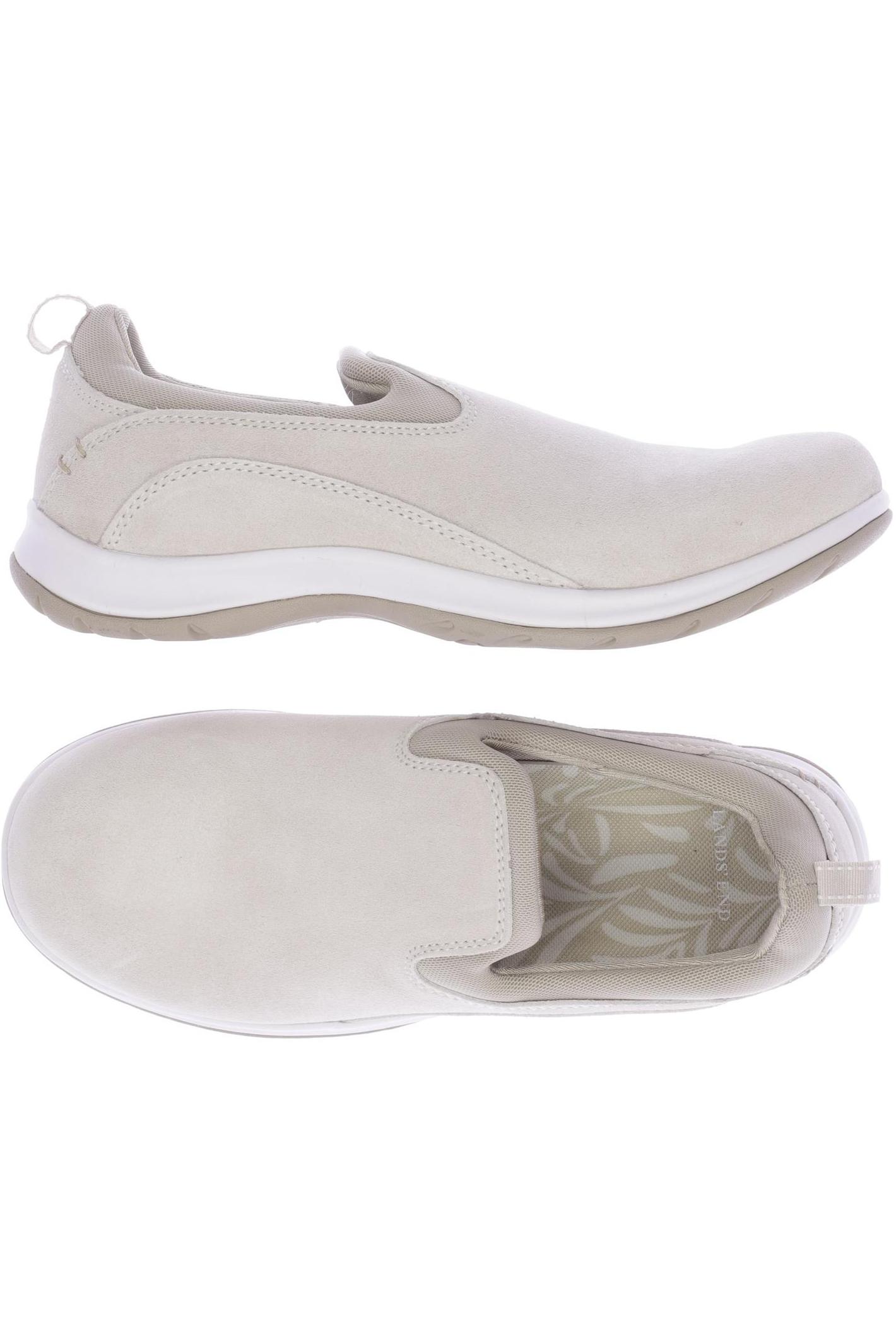 

Lands End Damen Sneakers, cremeweiß, Gr. 7.5