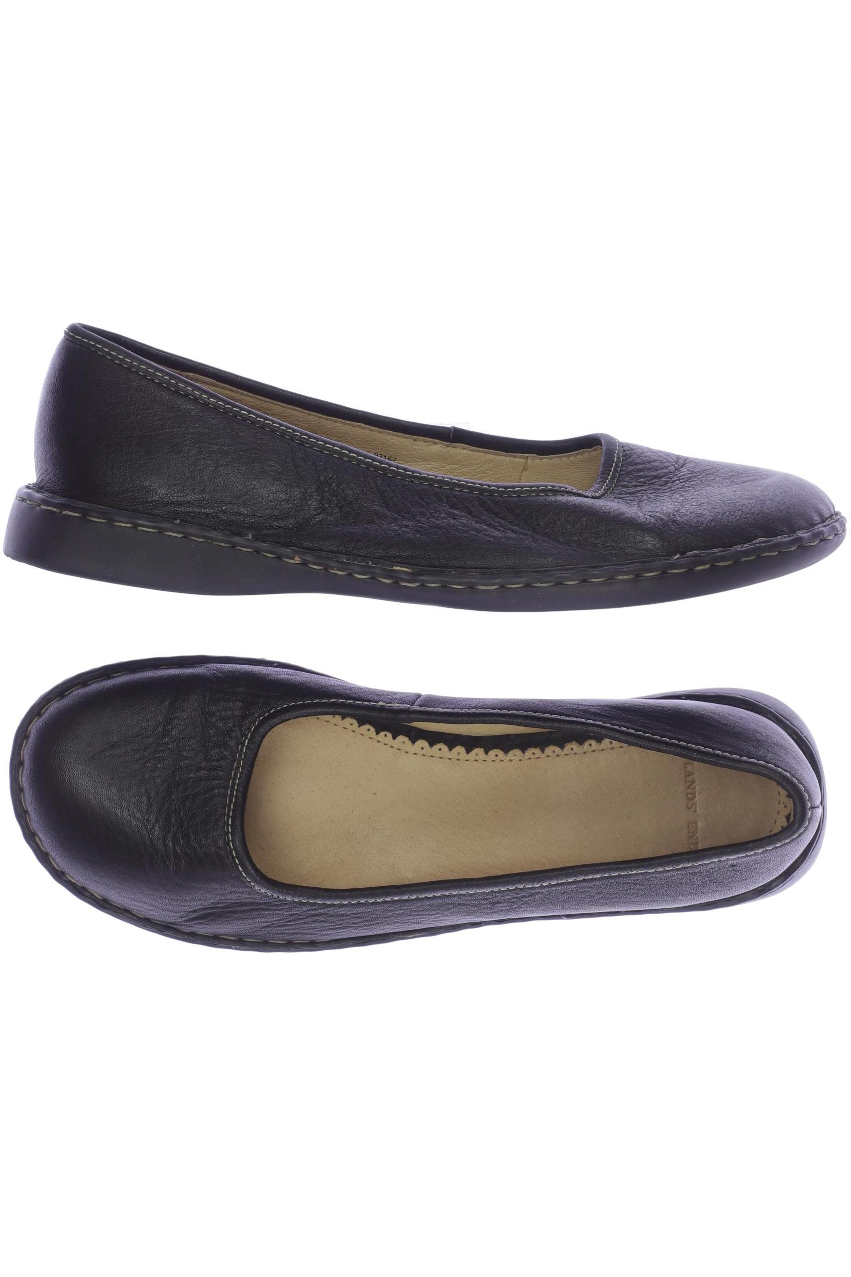 

Lands End Damen Ballerinas, schwarz, Gr. 5