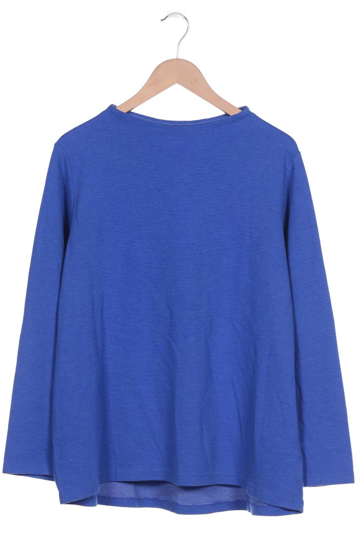 

Lands End Damen Langarmshirt, blau, Gr. 52
