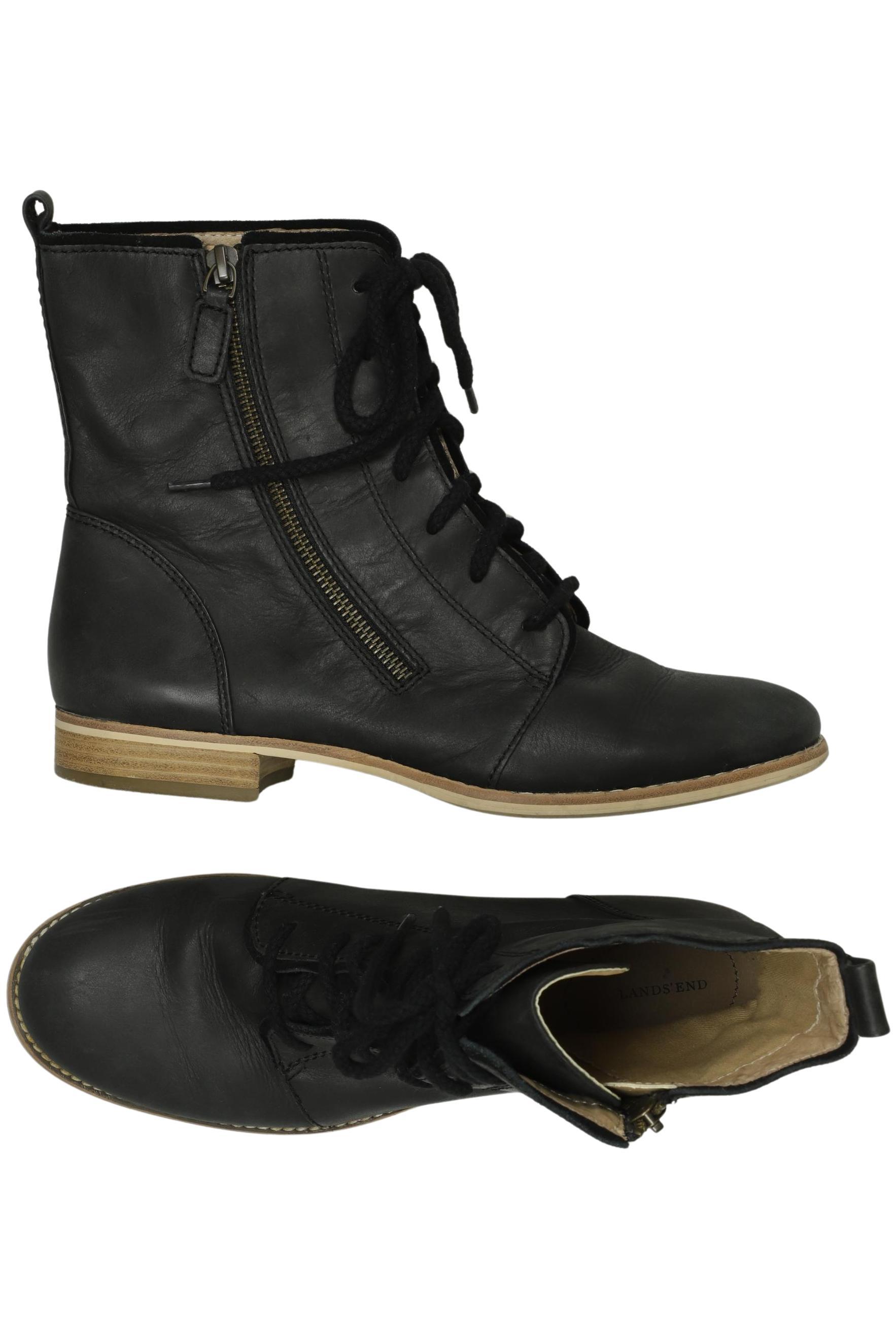 

Lands End Damen Stiefelette, schwarz, Gr. 41