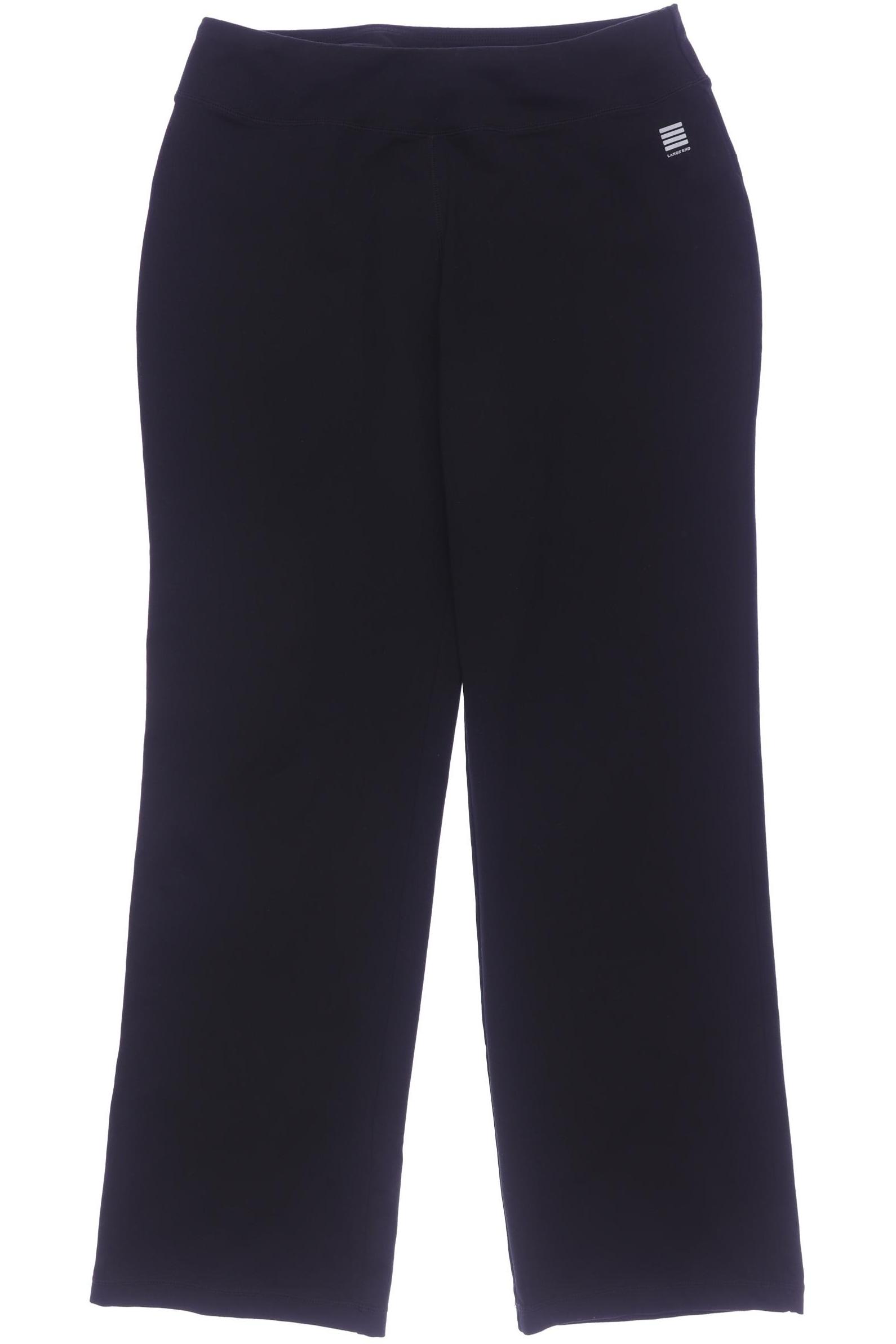 

Lands End Damen Stoffhose, schwarz, Gr. 0