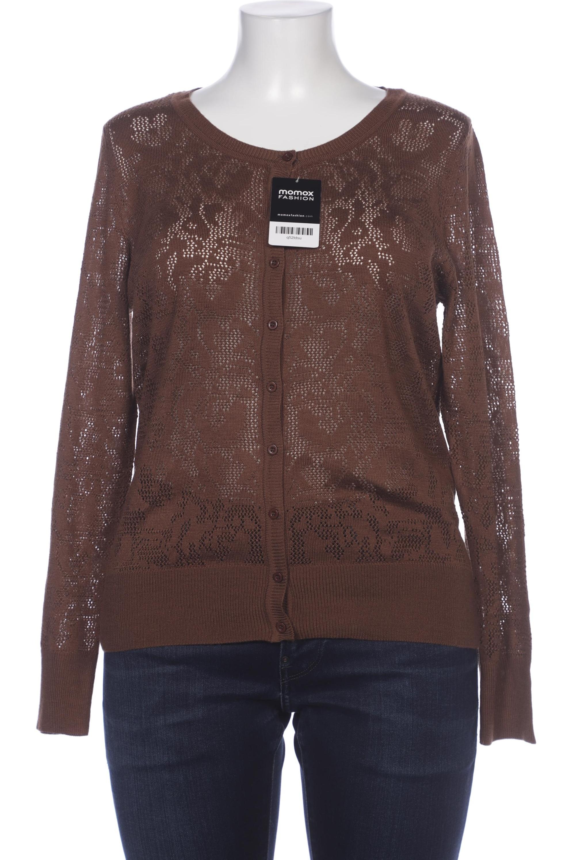 

Lands End Damen Strickjacke, braun, Gr. 42