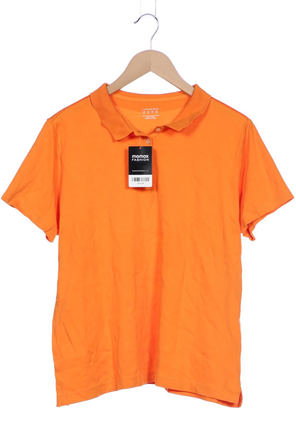 

Lands End Damen Poloshirt, orange, Gr. 44