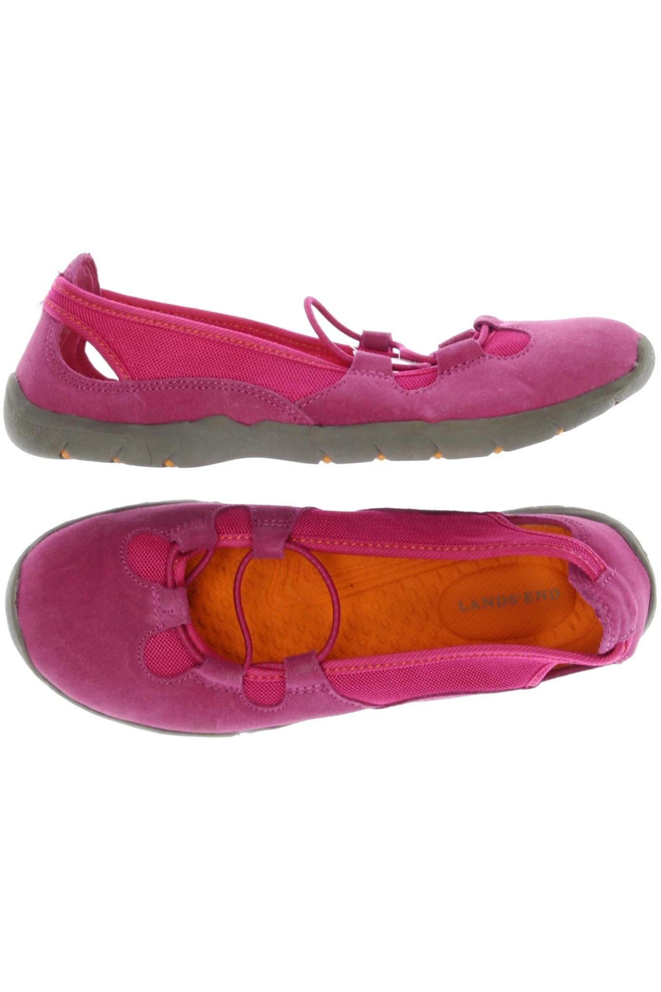 

Lands End Damen Ballerinas, pink, Gr. 38.5