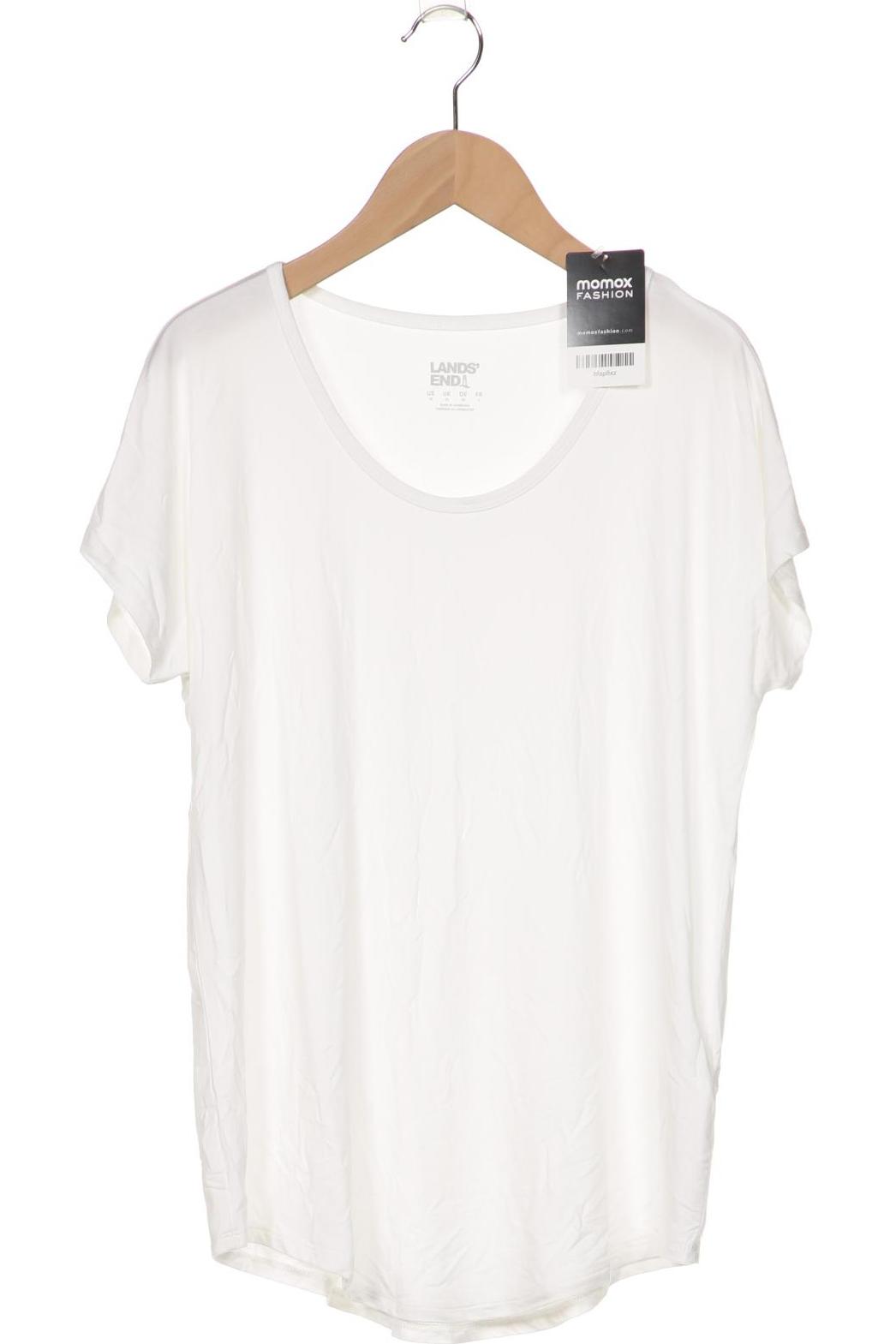 

Lands End Damen T-Shirt, weiß, Gr. 34