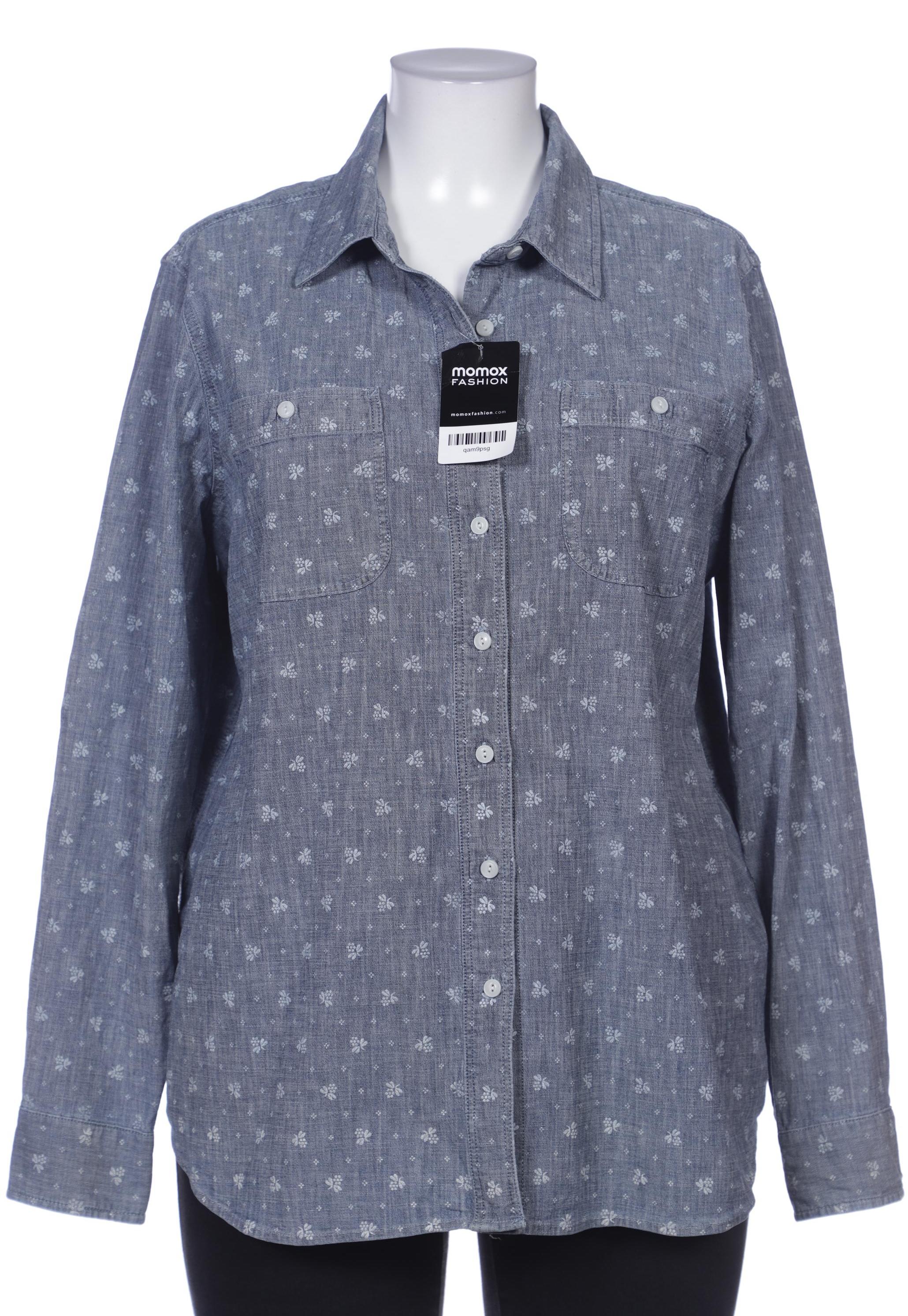 

Lands End Damen Bluse, blau, Gr. 44