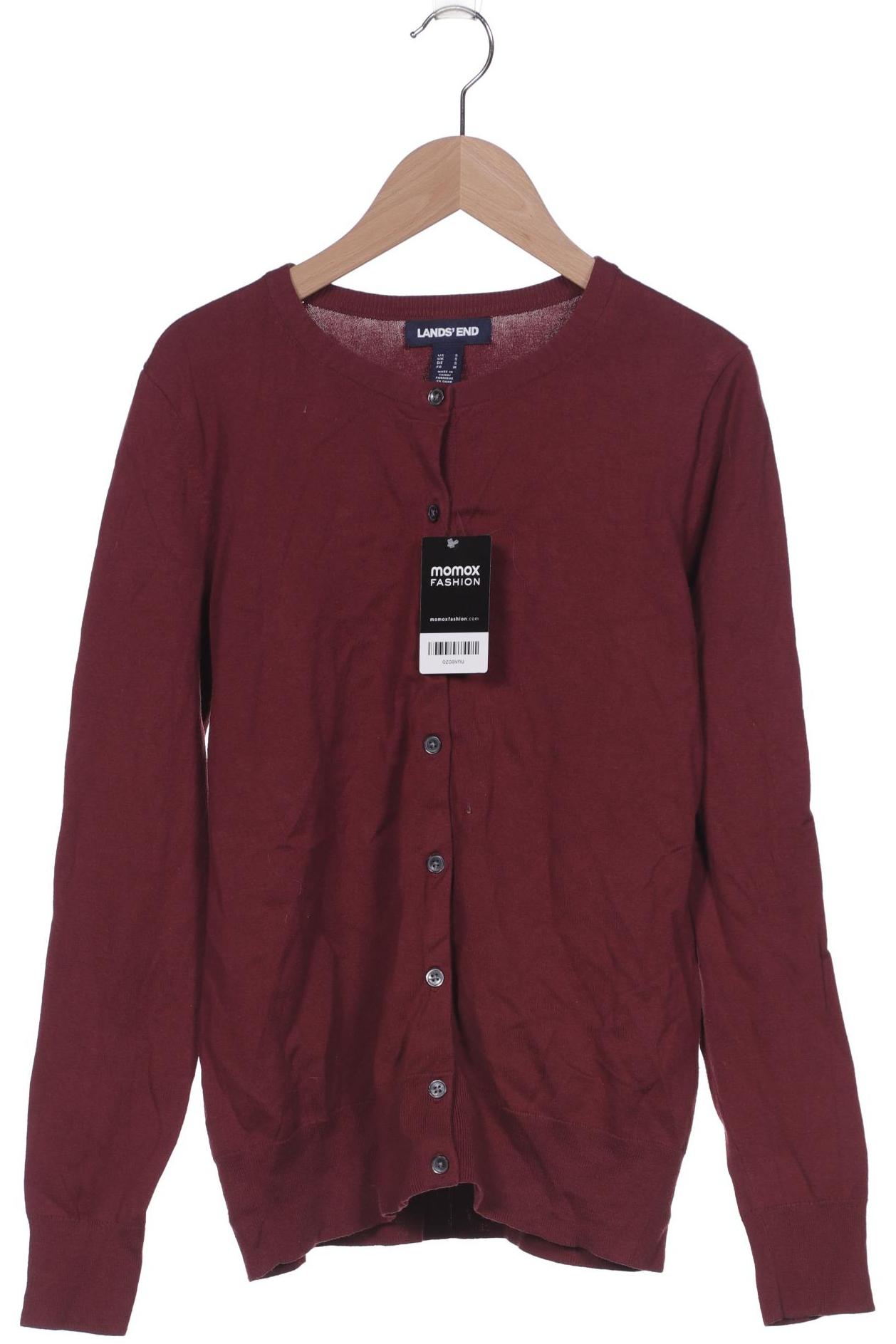 

Lands End Damen Strickjacke, bordeaux, Gr. 36