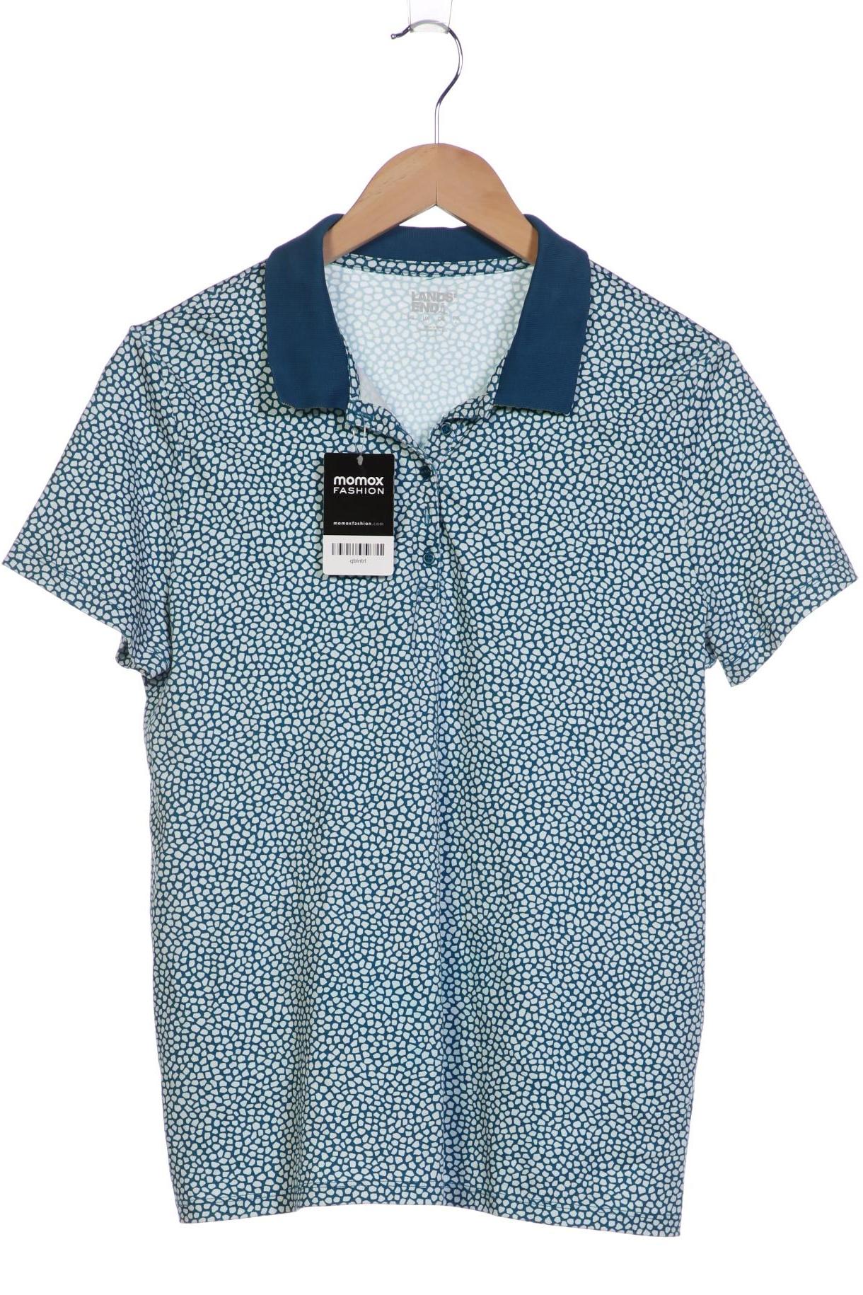 

Lands End Damen Poloshirt, blau, Gr. 42
